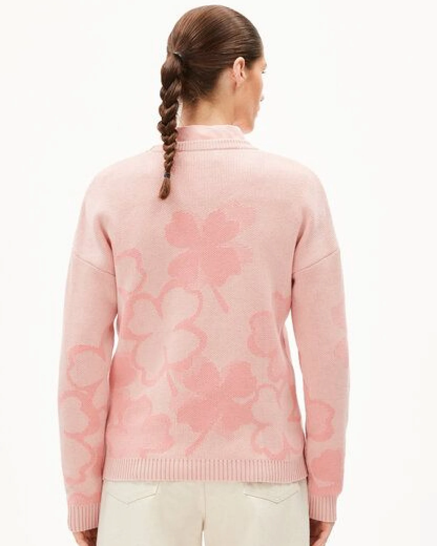 ARMEDANGELS OLESSYAA CLOVER Damen Pullover aus Bio-Baumwolle – Ansicht 2