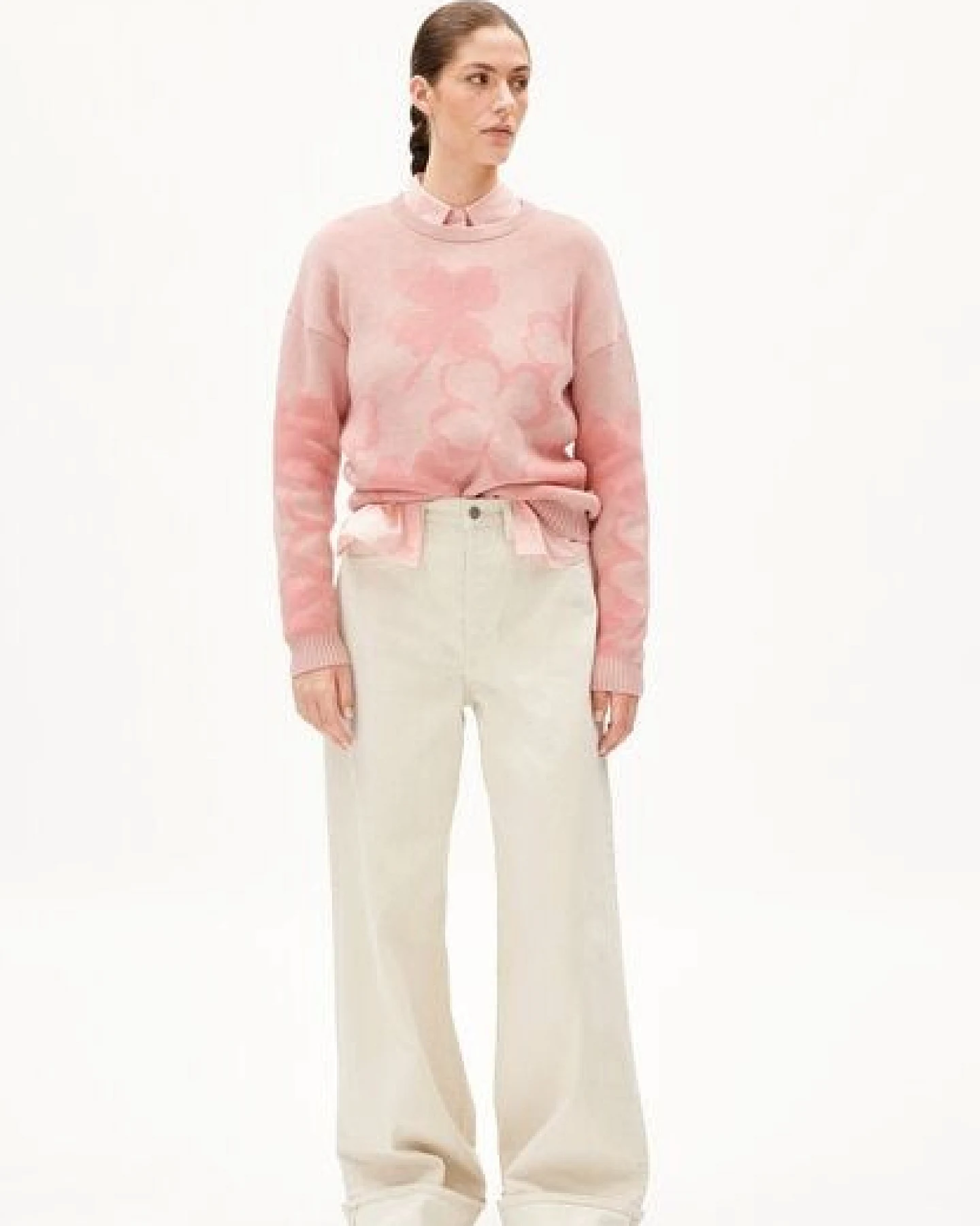 ARMEDANGELS OLESSYAA CLOVER Damen Pullover aus Bio-Baumwolle – Ansicht 4