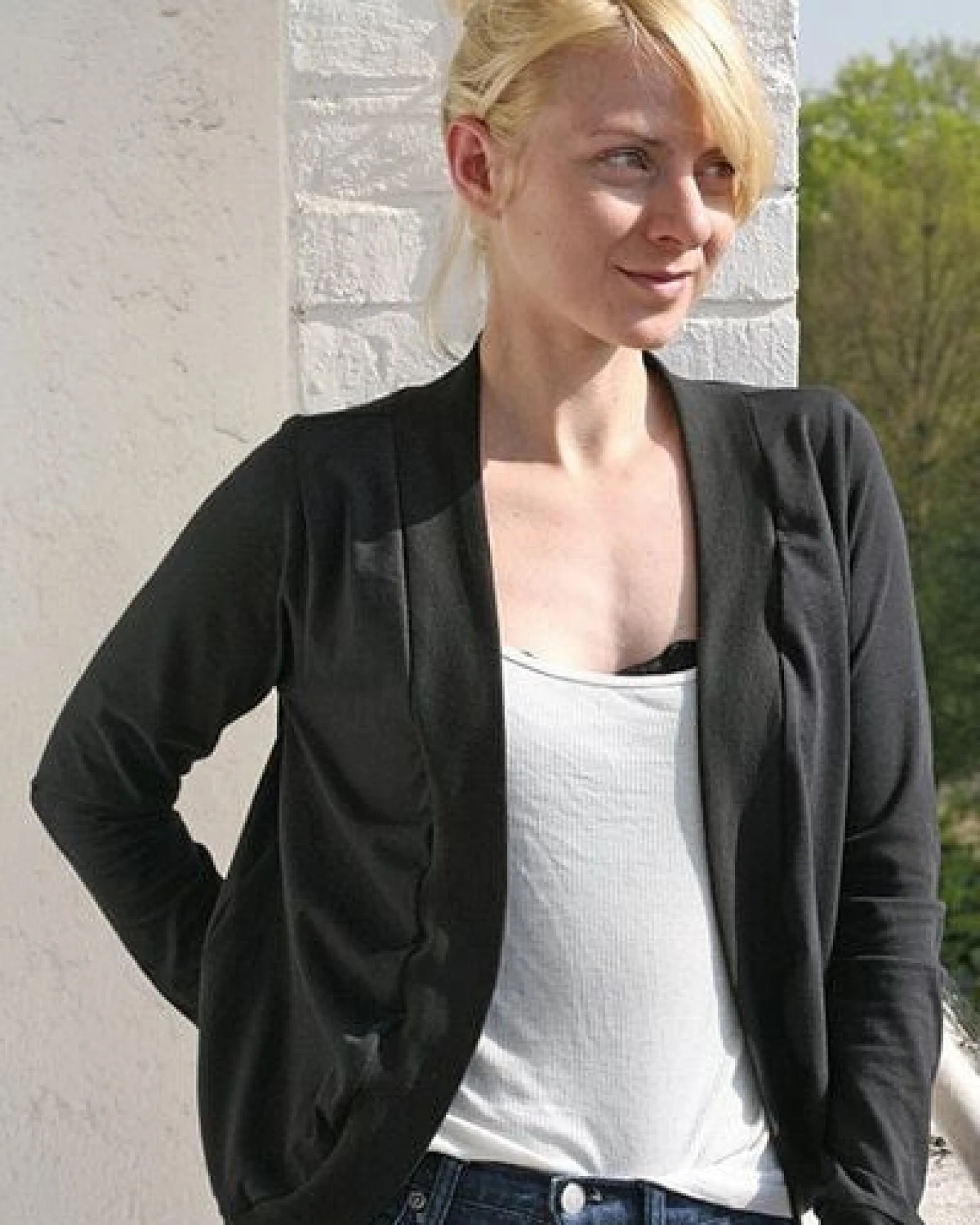Lena Schokolade Jäckchen versch. Farben aus Bio-Baumwolle – Ansicht 2