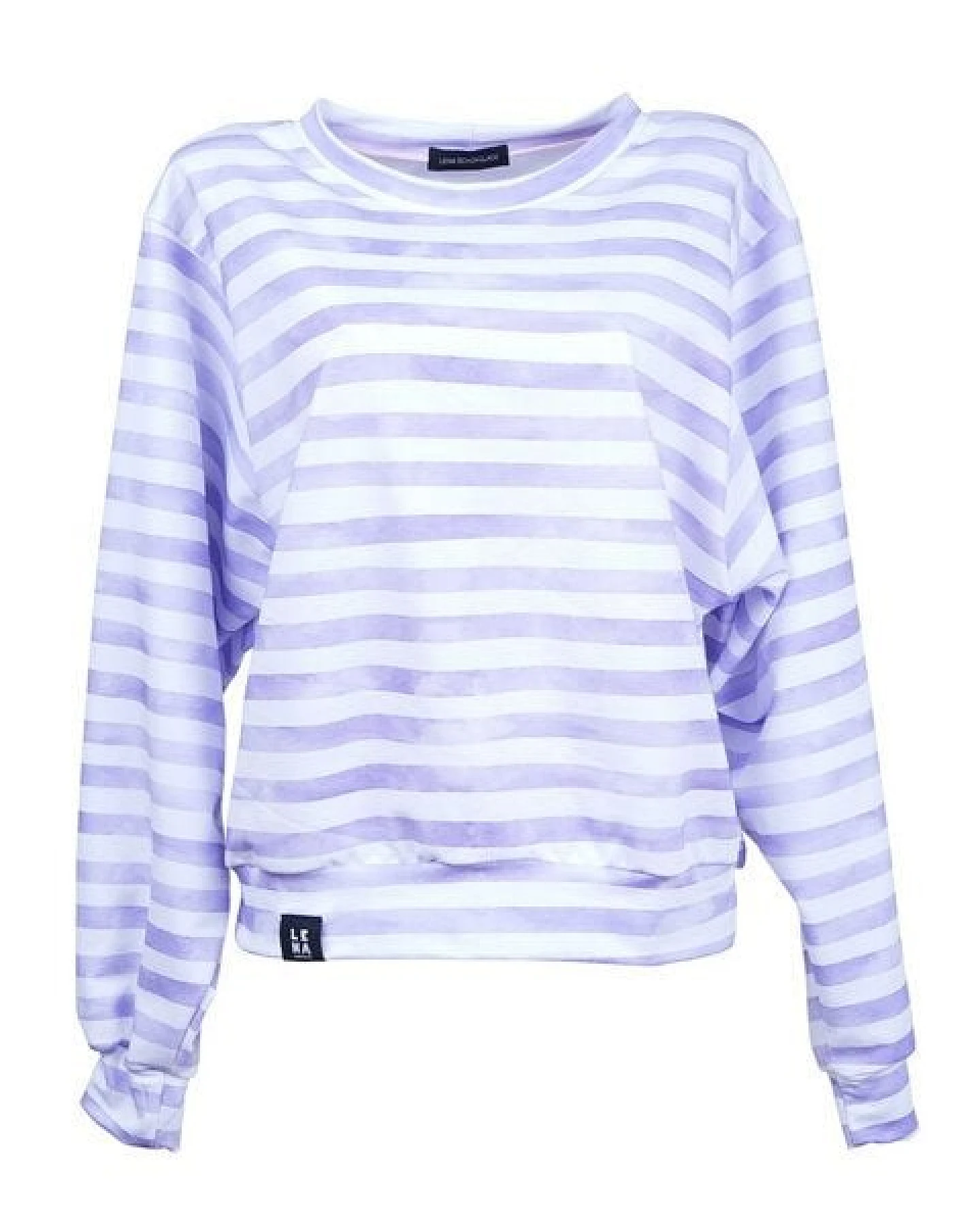 Lena Schokolade Sweater Pastell Stripes Bio versch. Farben – Ansicht 2