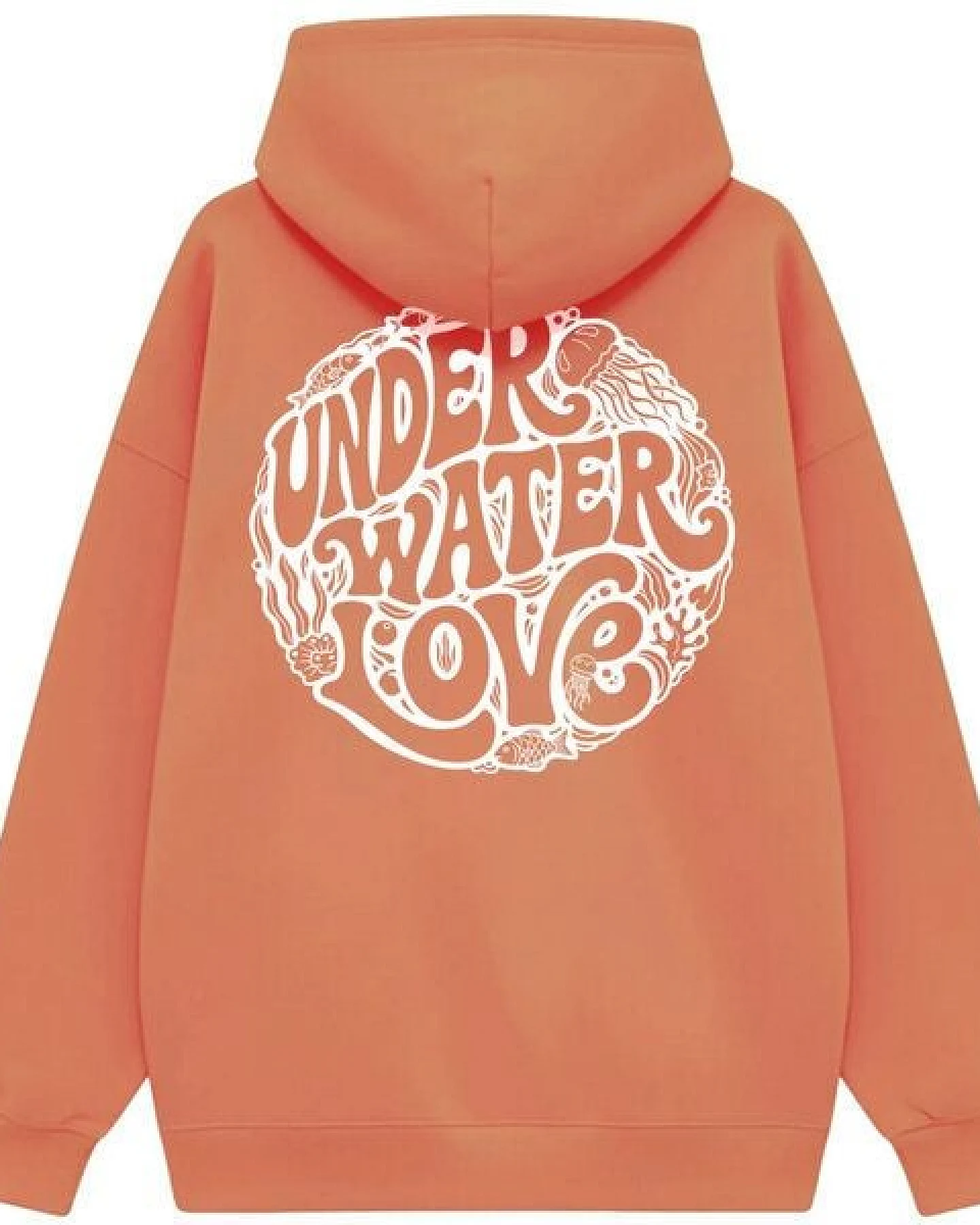 Lexi&Bö Under Water Love Oversized Hoodie Damen – Ansicht 2