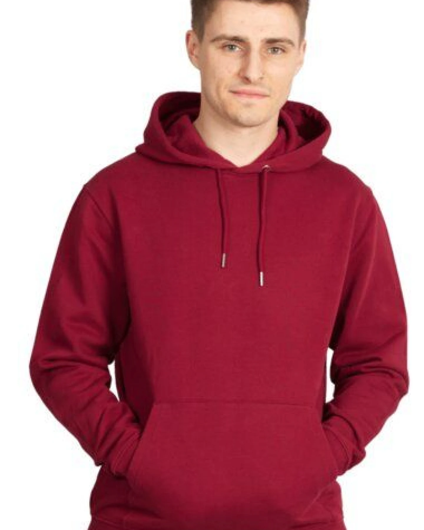 Life-Tree Organic Fairwear Hoodie Unisex Fairwear Organic Burgundy Maple Island – Ansicht 4