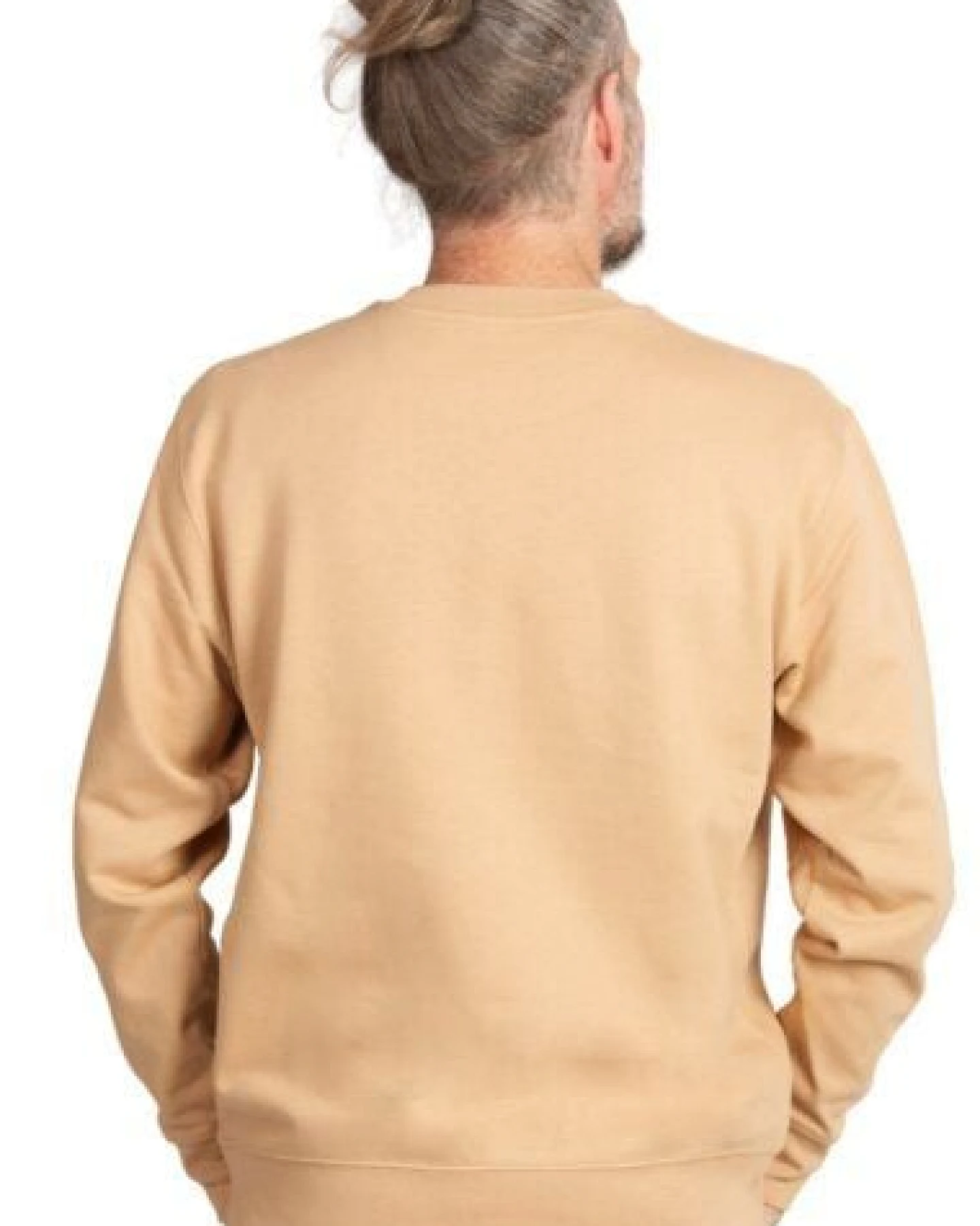 Life-Tree Sweater aus Biobaumwolle Fairwear Unisex "Weltenbaum" in Latte – Ansicht 4