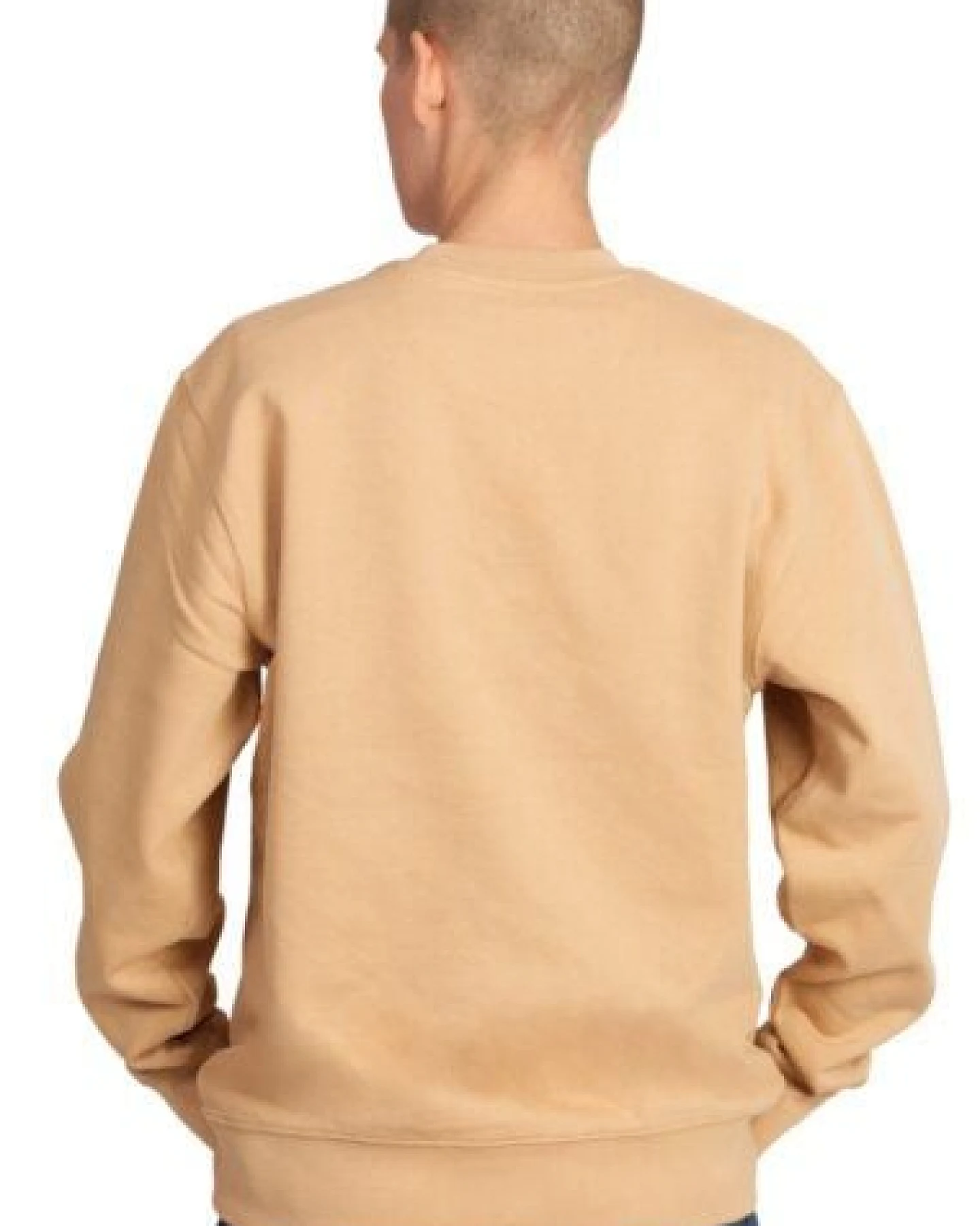 Life-Tree Sweater aus Biobaumwolle Fairwear Unisex "Weltenbaum" in Latte – Ansicht 3