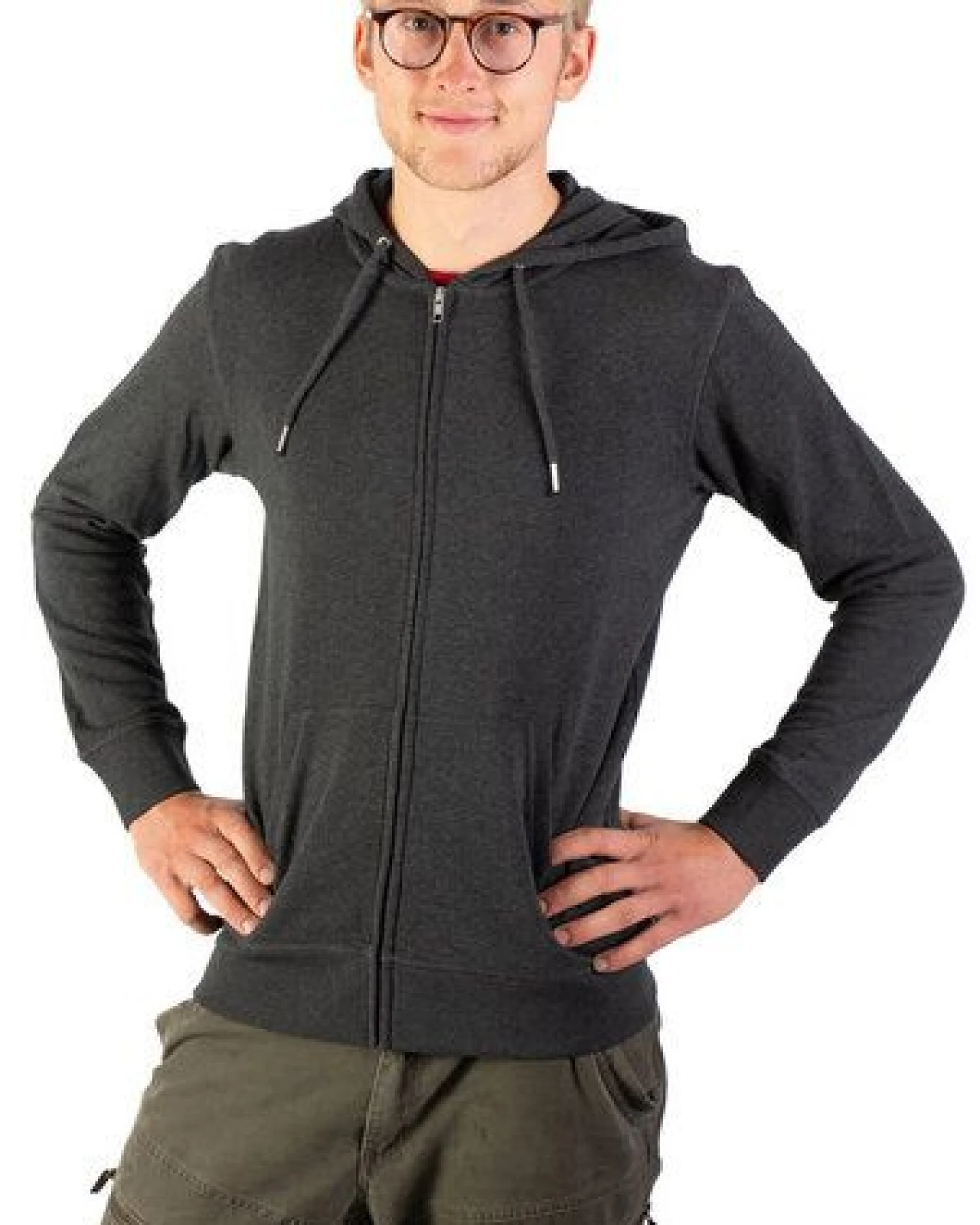 Life-Tree Organic Fairwear Zipper Unisex Birke – Ansicht 3