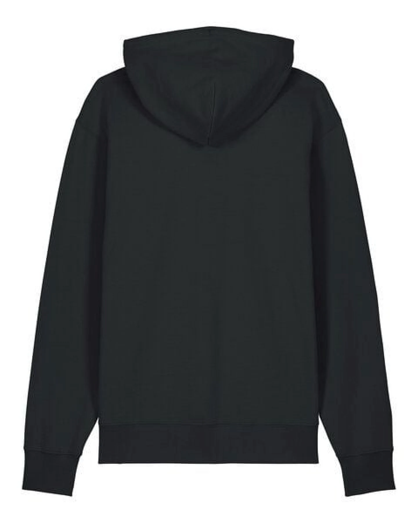 ilovemixtapes Unisex Hoodie „Der Zweig“ – Bio-Baumwolle, Fair Wear, Schwarz & Heritage Brown – Ansicht 4
