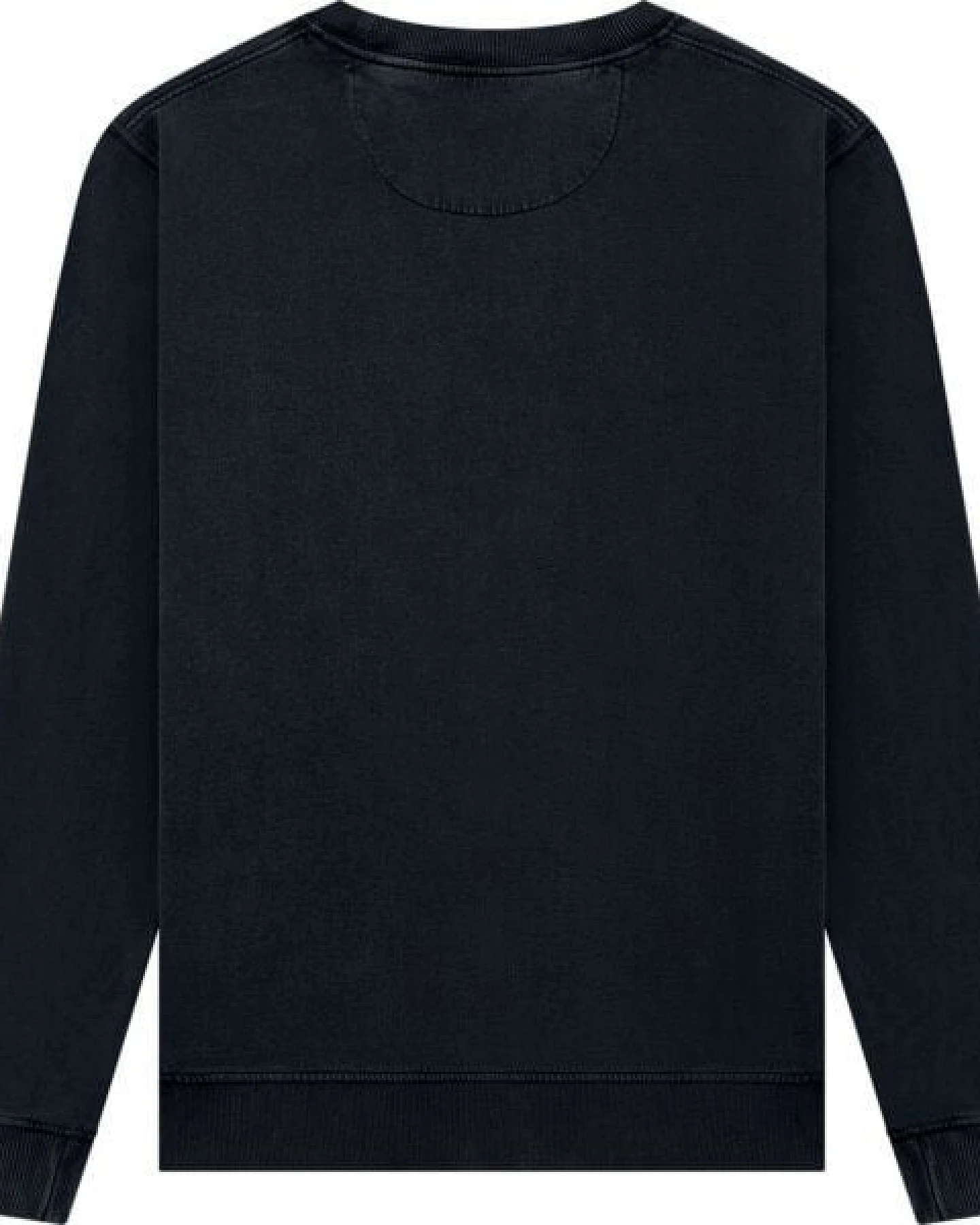 ilovemixtapes Wellen im Kreis – Handbedrucktes Unisex Sweatshirt aus Bio-Baumwolle – Ansicht 4