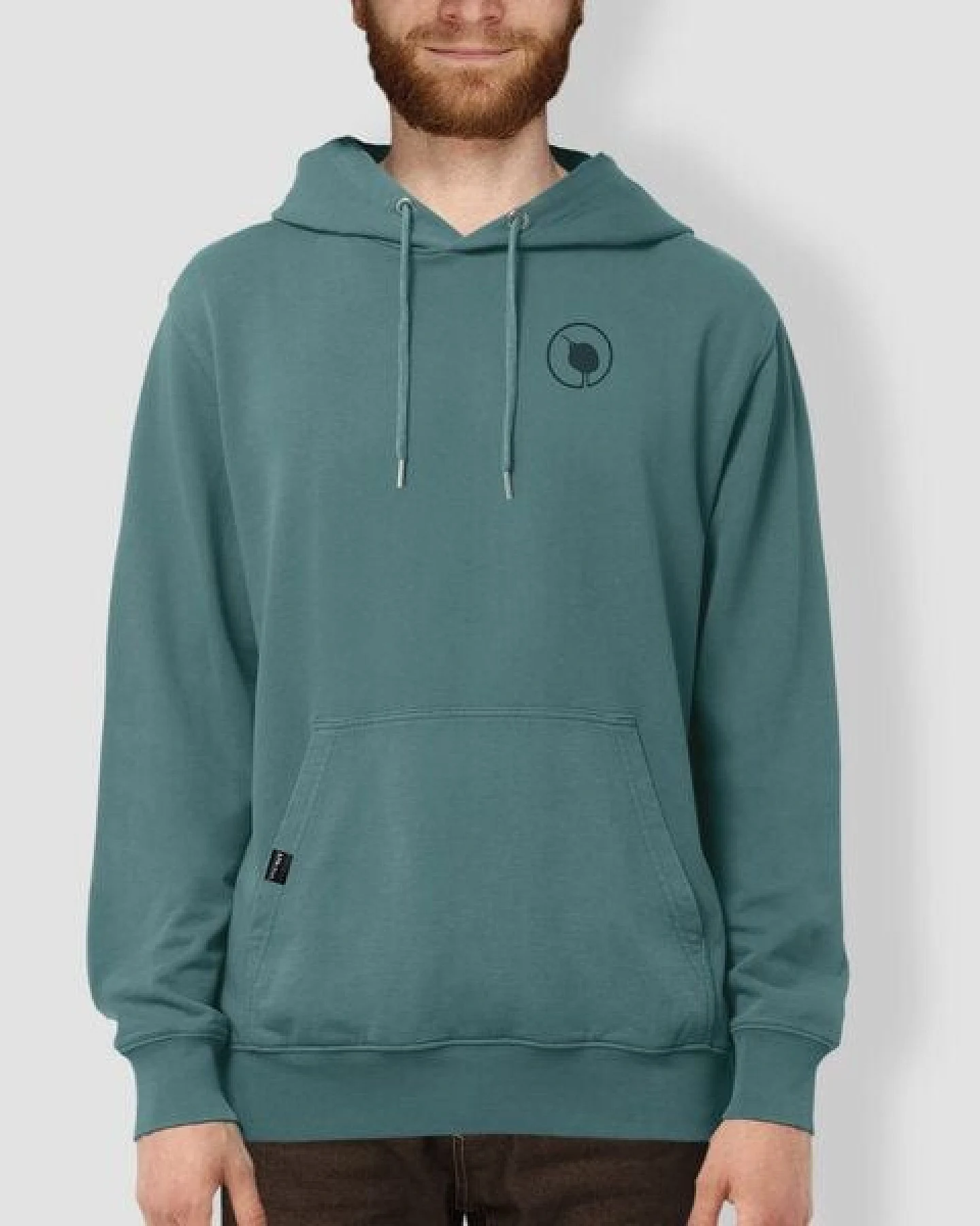little kiwi Herren Hoodie, "Kleiner Kiwi" – Ansicht 2