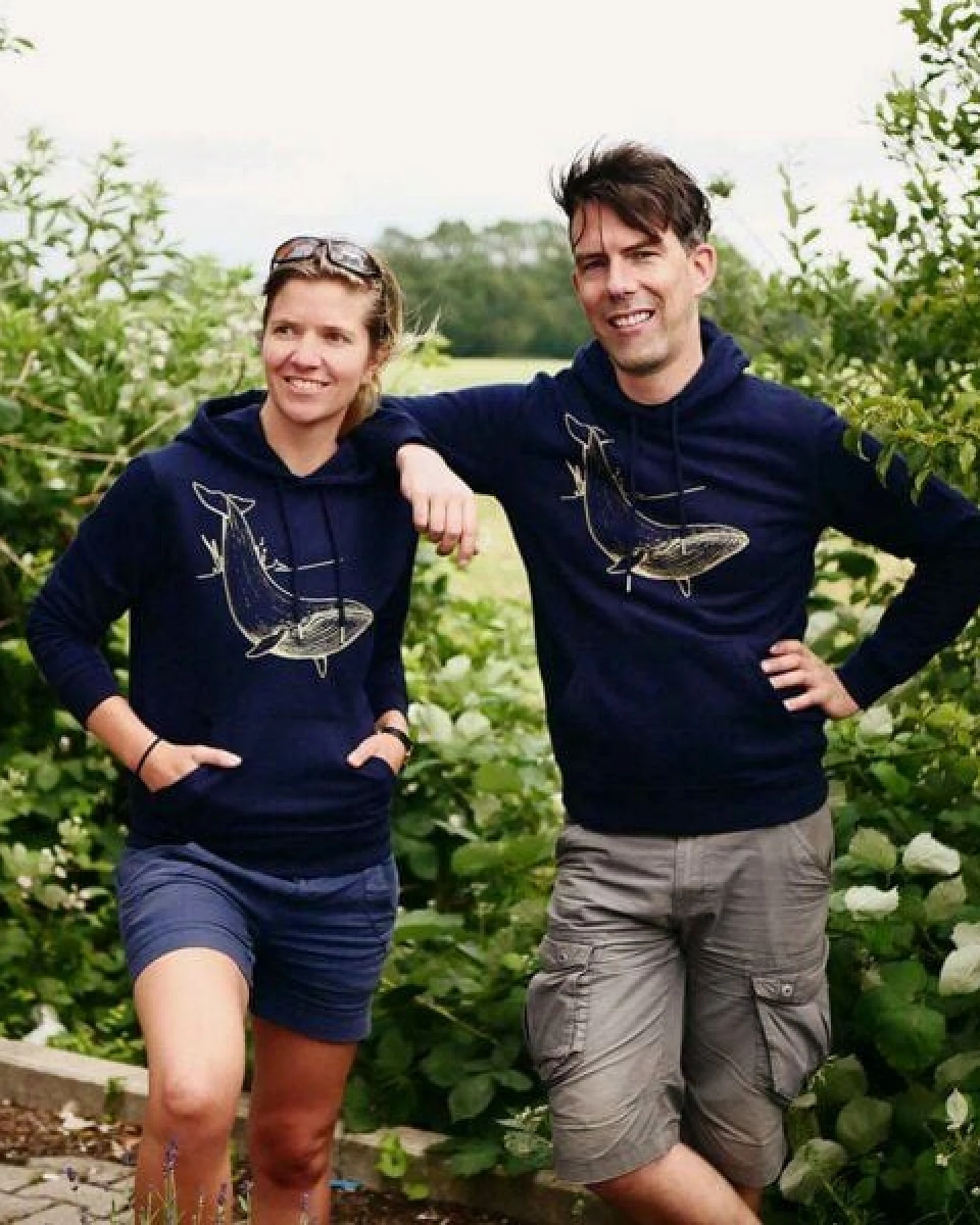 roots of compassion Wal Pullover bio & fair & vegan - Tiere, Natur, Meer, Ocean, Beach – Ansicht 3