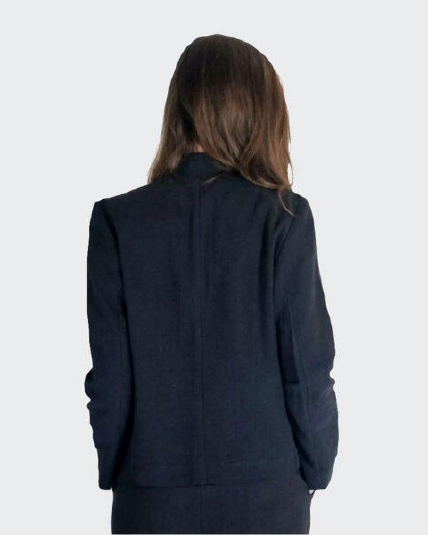 LUMEN organic Blazer LEINEN schwarz – Ansicht 3