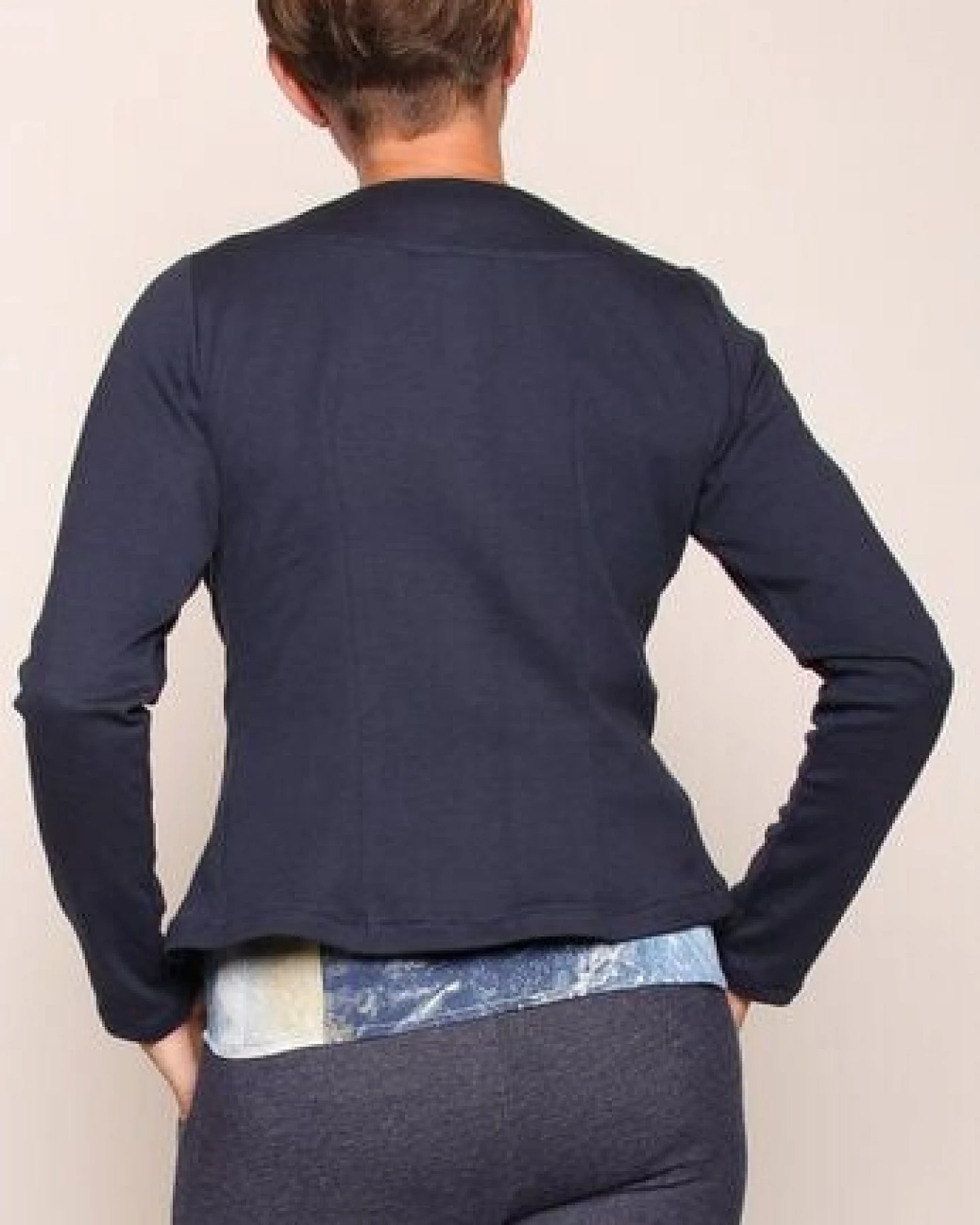Peaces.bio - handbedruckte Biomode Peaces-Zauberjacke – Ansicht 4