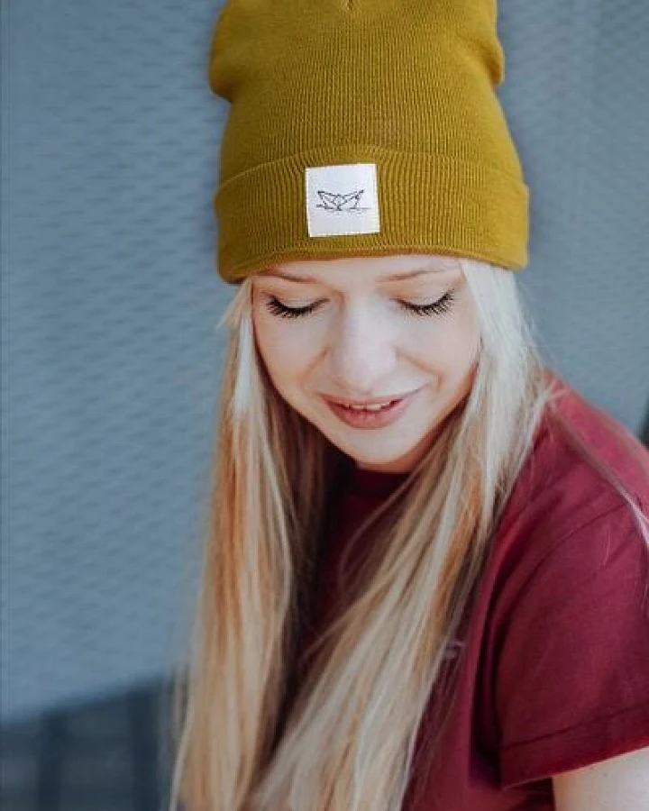 ilovemixtapes Paperboat Beanie Mütze Biobaumwolle / Hergestellt in Portugal