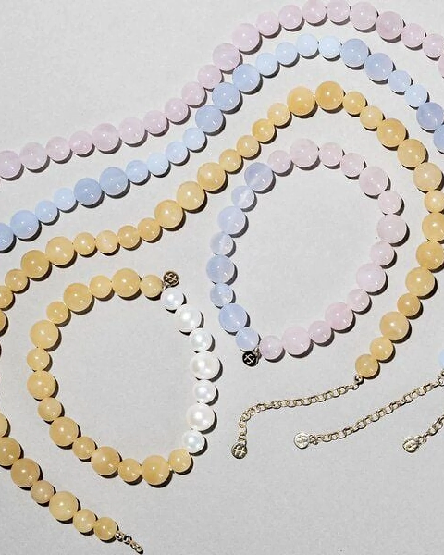 fejn jewelry Kette 'big bead' - Choker mit Halbedelsteinen – Ansicht 4