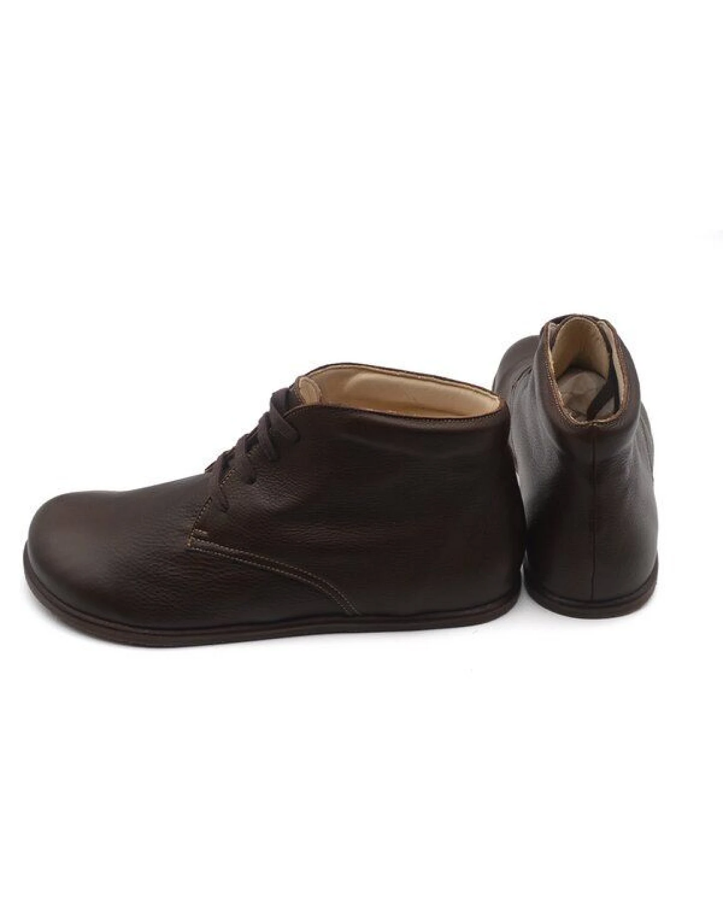 Pololo knöchelhoher Barfußschuh "Dublin", pflanzlich gegerbtes Leder – Ansicht 2