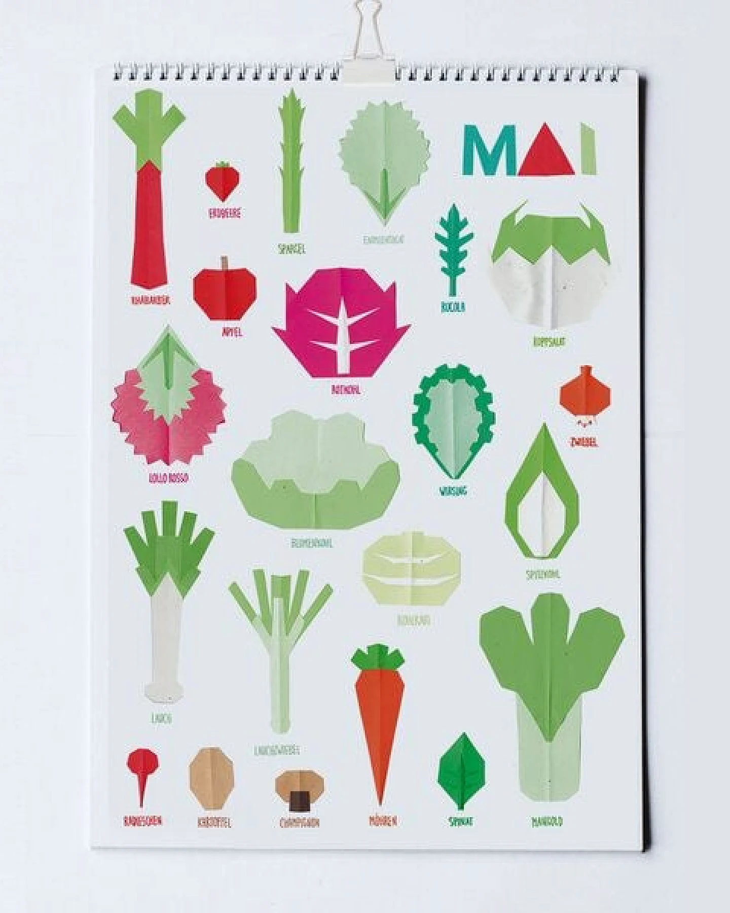 roots of compassion Saisonkalender von Pia Kraftfutter - 100 % Öko - saisonal, Obst, Gemüse, bio, Geschenk – Ansicht 4