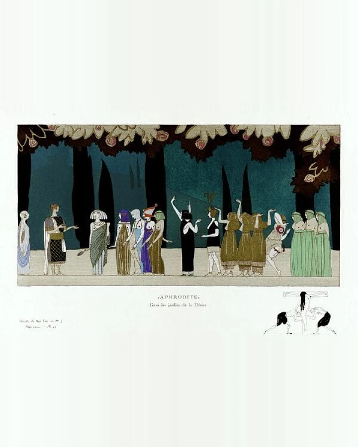 Photocircle Poster / Leinwandbild - Aphrodite - In den Gärten der Göttin von Charles Martin