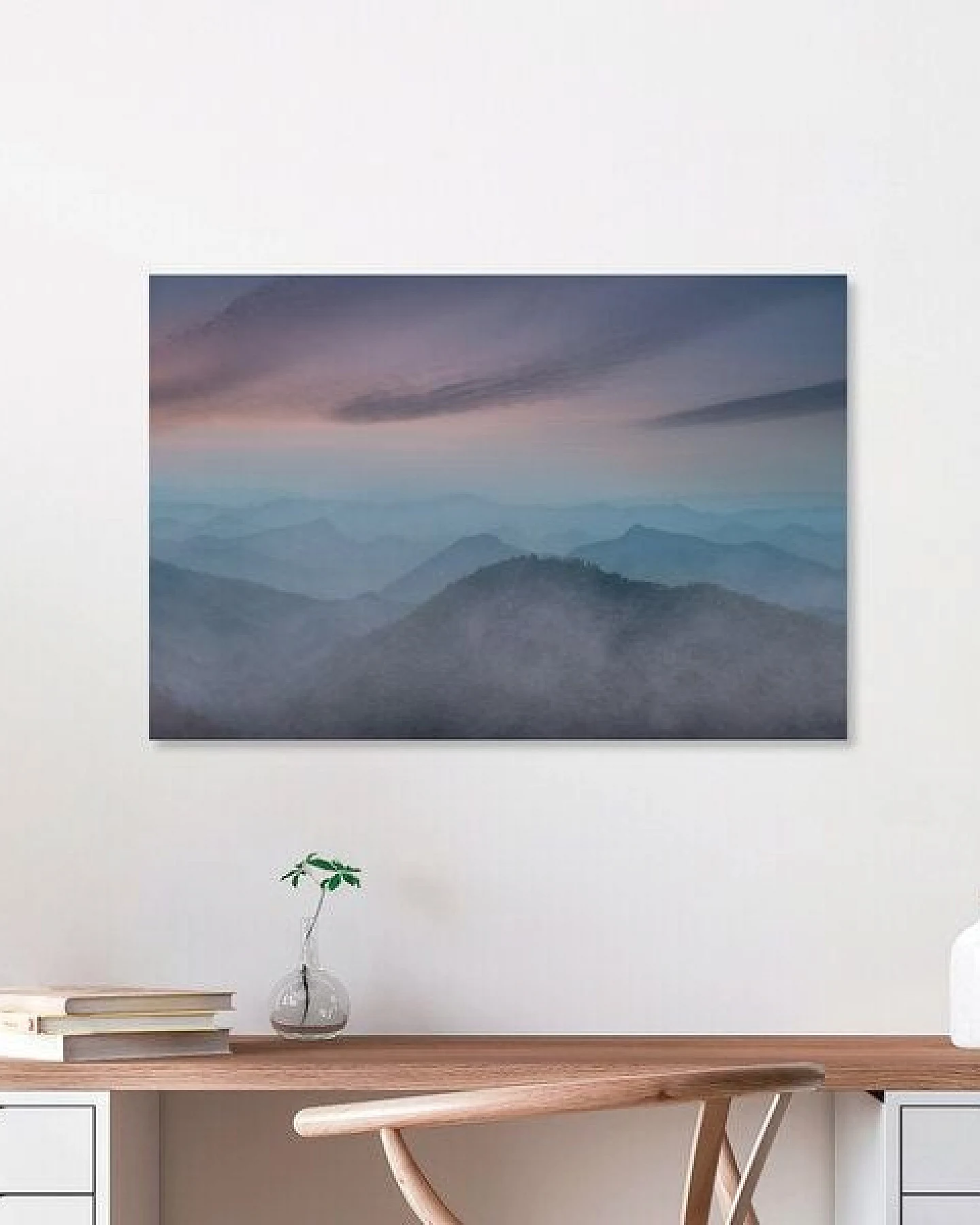 Photocircle Poster / Leinwandbild - Blue Hour in Moganshan – Ansicht 4
