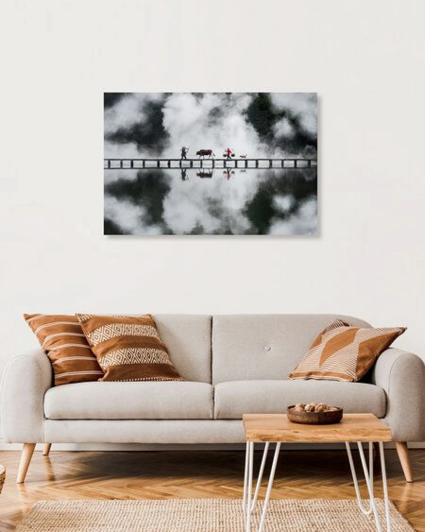 Photocircle Poster / Leinwandbild - Bridge Crossing – Ansicht 2