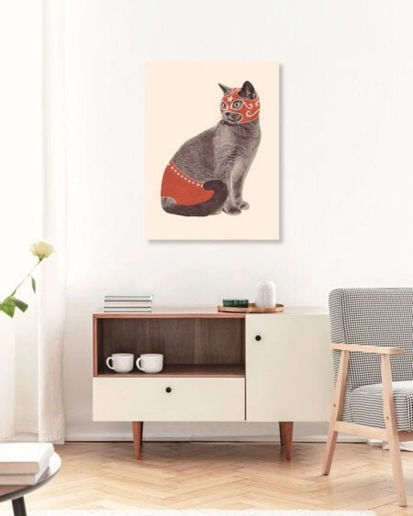 Photocircle Poster / Leinwandbild - Chat Catcheur – Ansicht 3