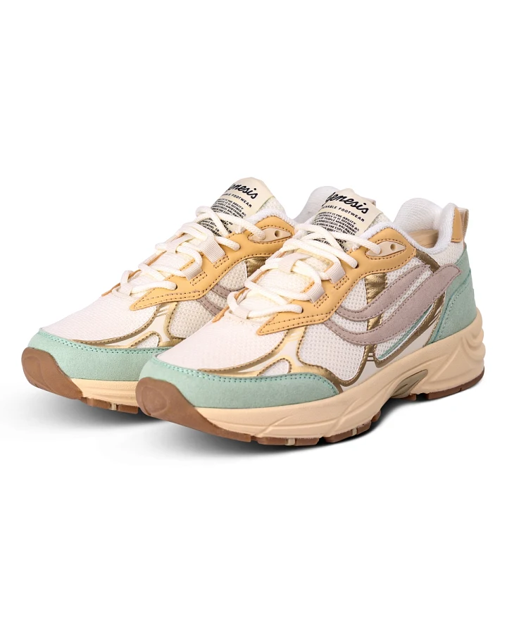 Sneaker G-Eco`99 Metallic Mint/Gold/Sand