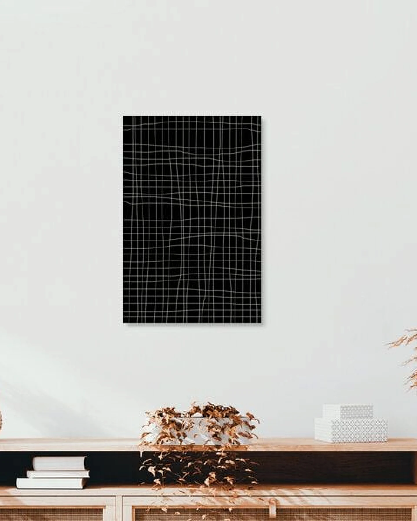 Photocircle Poster / Leinwandbild - Grid Black – Ansicht 3