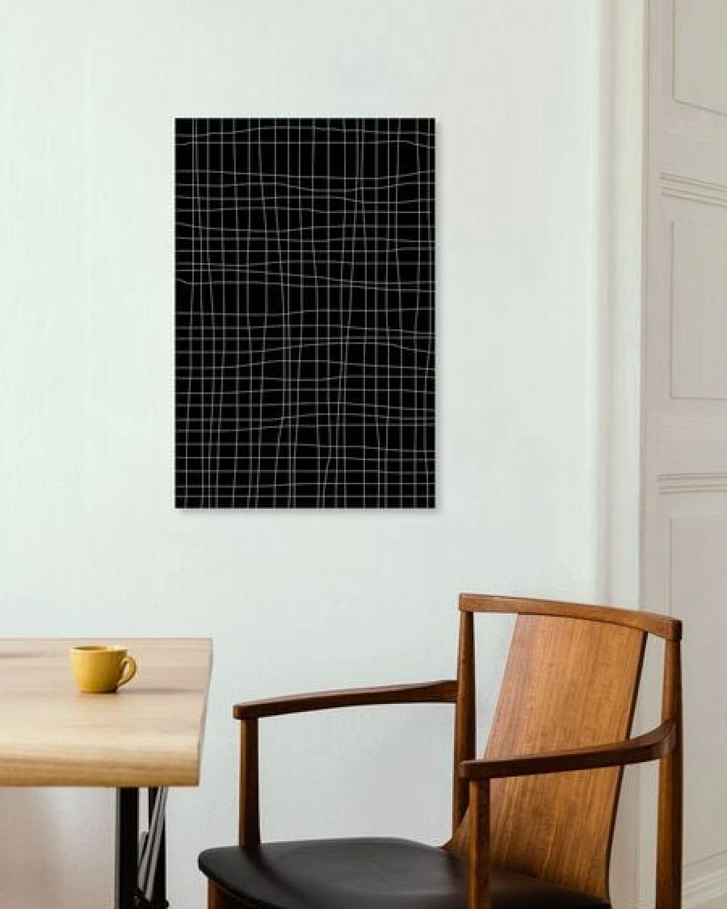 Photocircle Poster / Leinwandbild - Grid Black – Ansicht 4