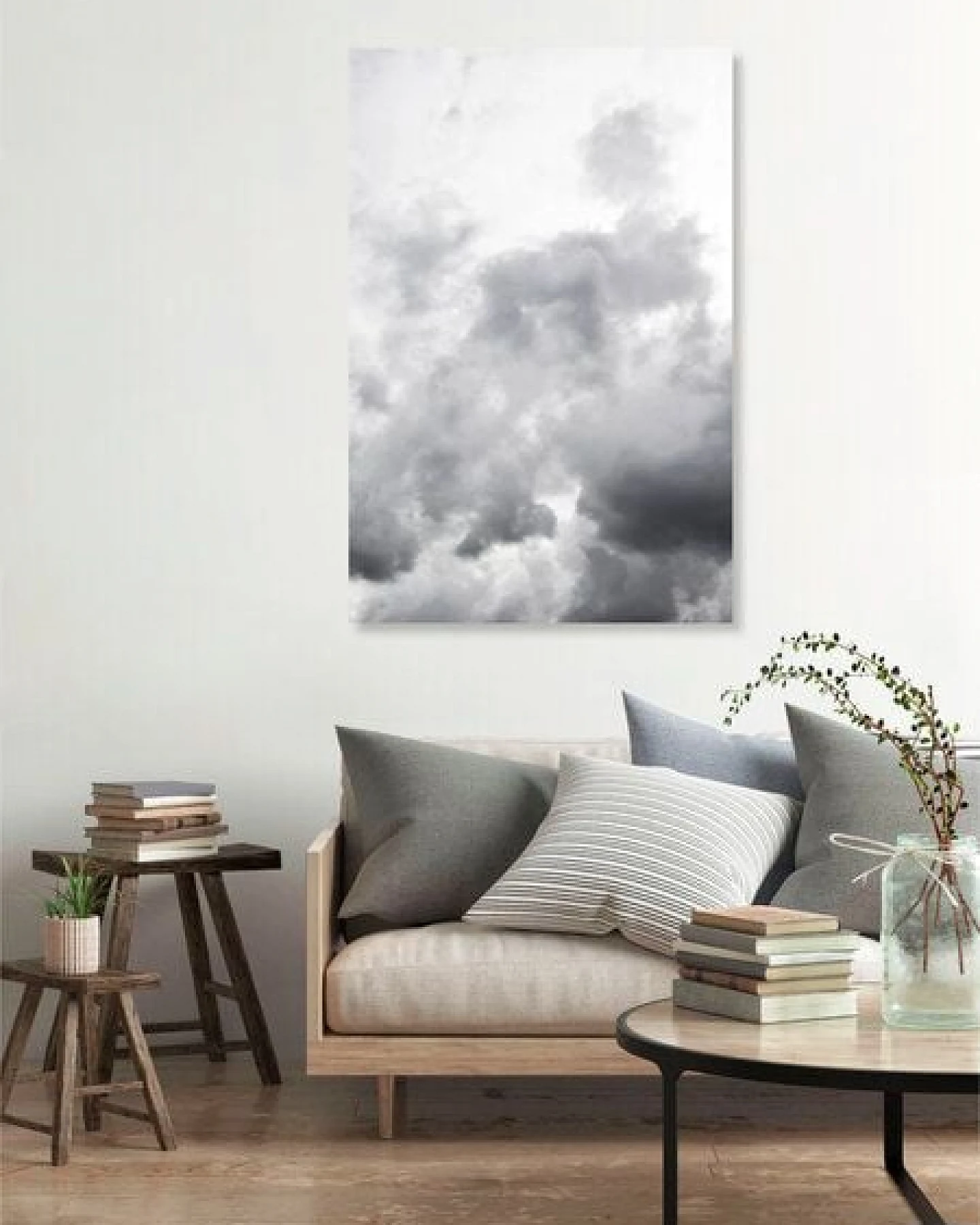 Photocircle Poster / Leinwandbild - Head in the clouds – Ansicht 2