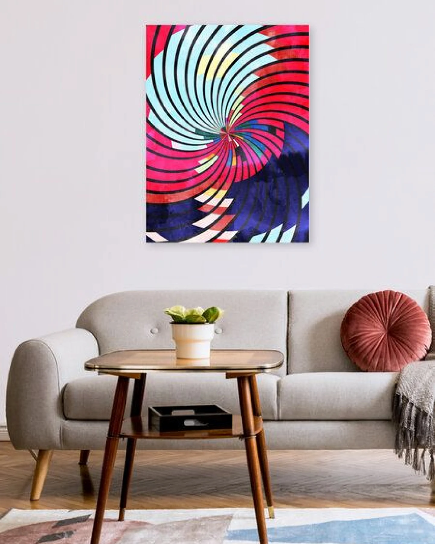 Photocircle Poster / Leinwandbild - Hustle – Ansicht 2