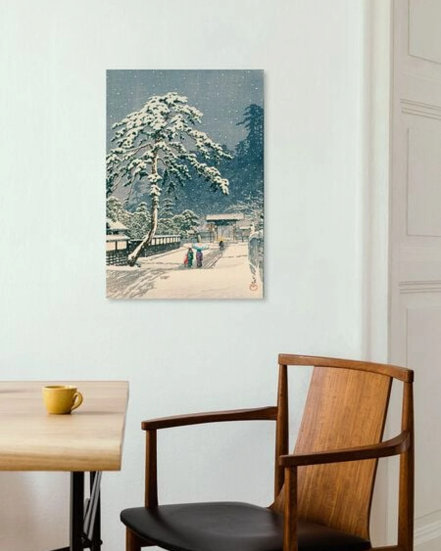 Photocircle Poster / Leinwandbild - Ikegami Honmonji Temple by Hasui Kawase – Ansicht 4