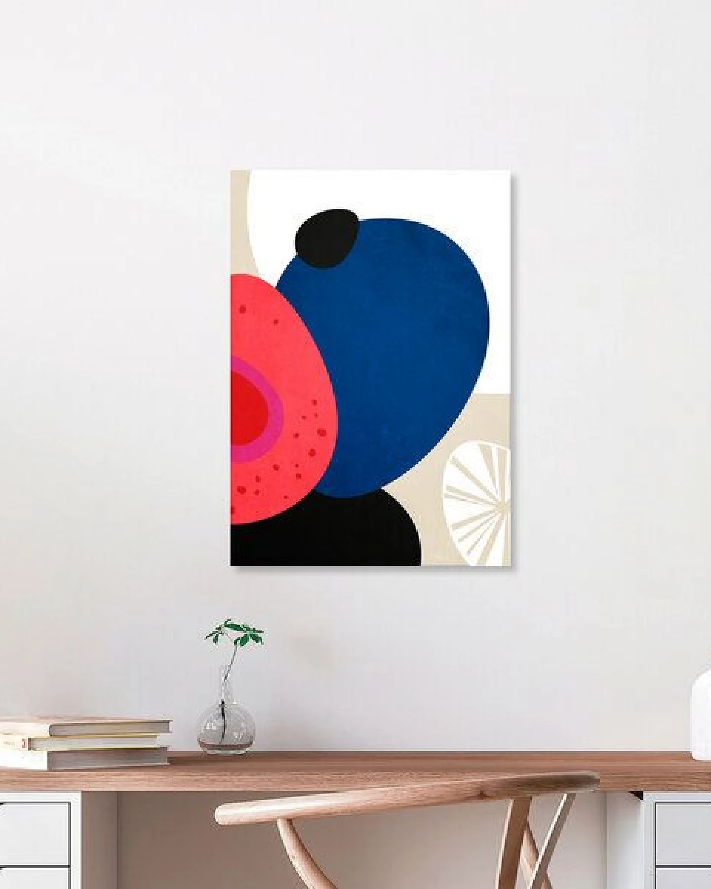 Photocircle Poster / Leinwandbild - Kieselsteine – abstrakte Illustration – Ansicht 2