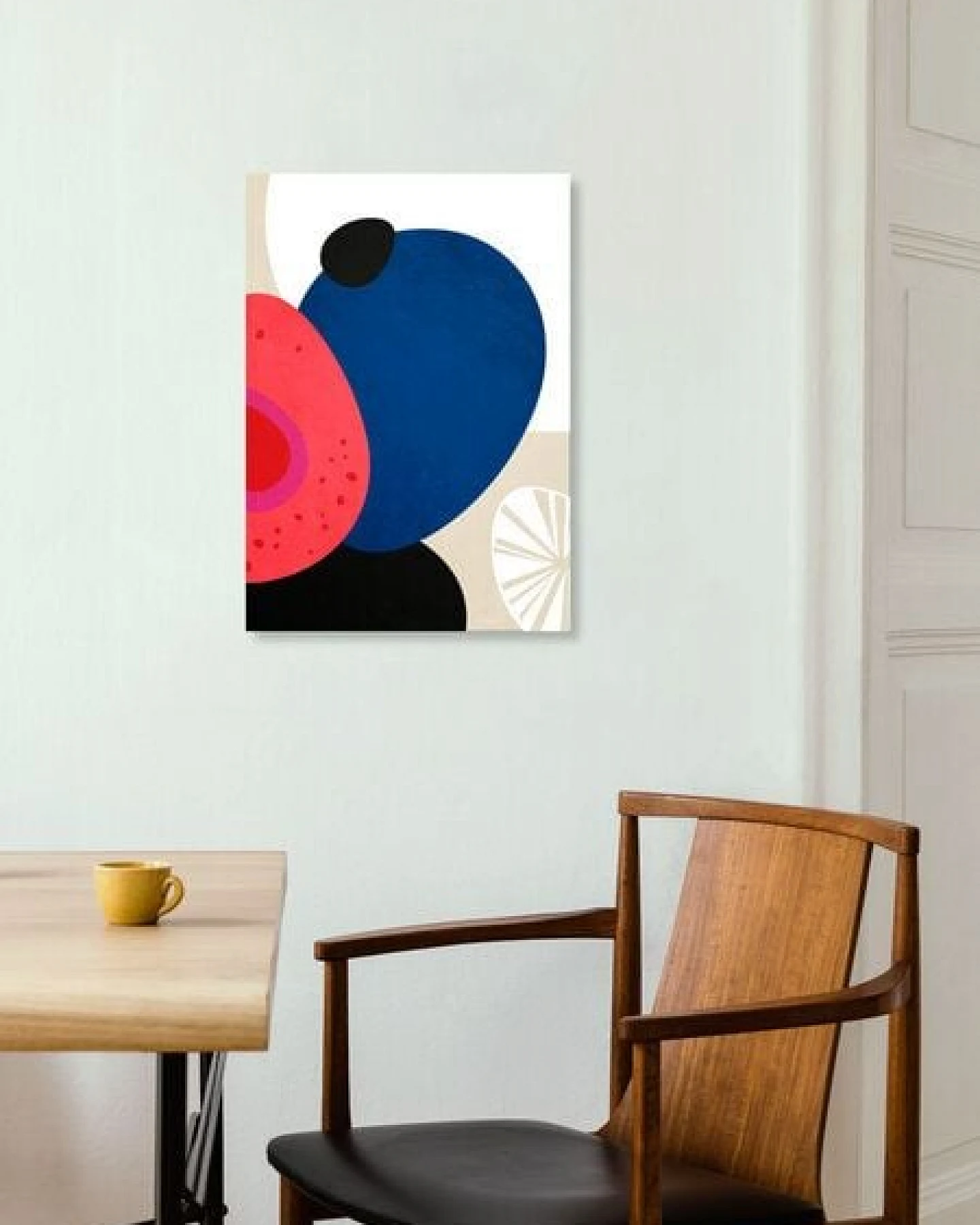 Photocircle Poster / Leinwandbild - Kieselsteine – abstrakte Illustration – Ansicht 3