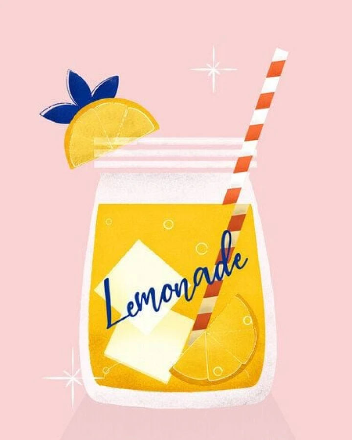 Photocircle Poster / Leinwandbild - Lemonade