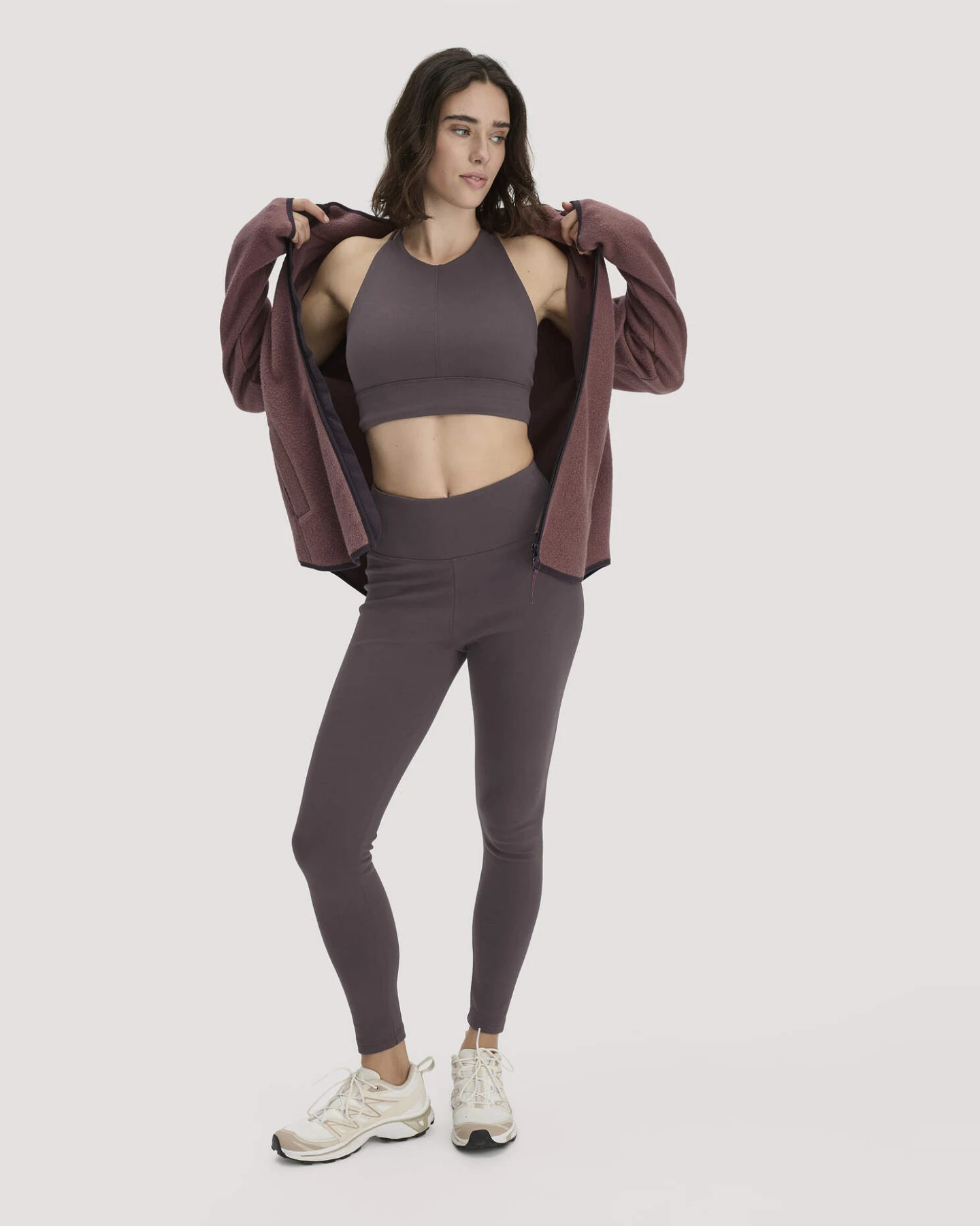 hessnatur Loungewear Bustier ACTIVE COMFORT aus Bio-Baumwolle - braun - Größe 34 – Ansicht 2