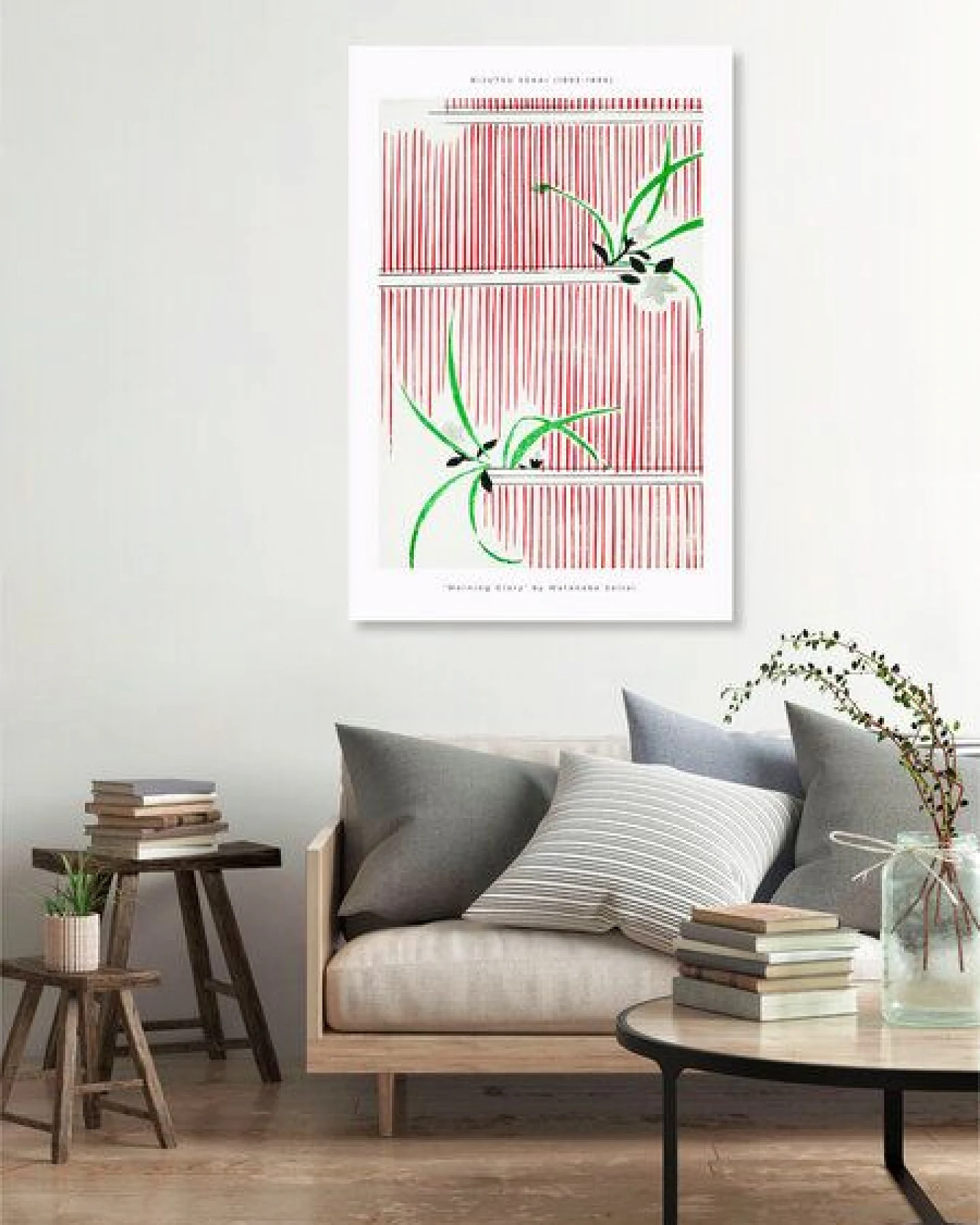 Photocircle Poster / Leinwandbild - Morning Glory by Watanabe Seitei – Ansicht 2