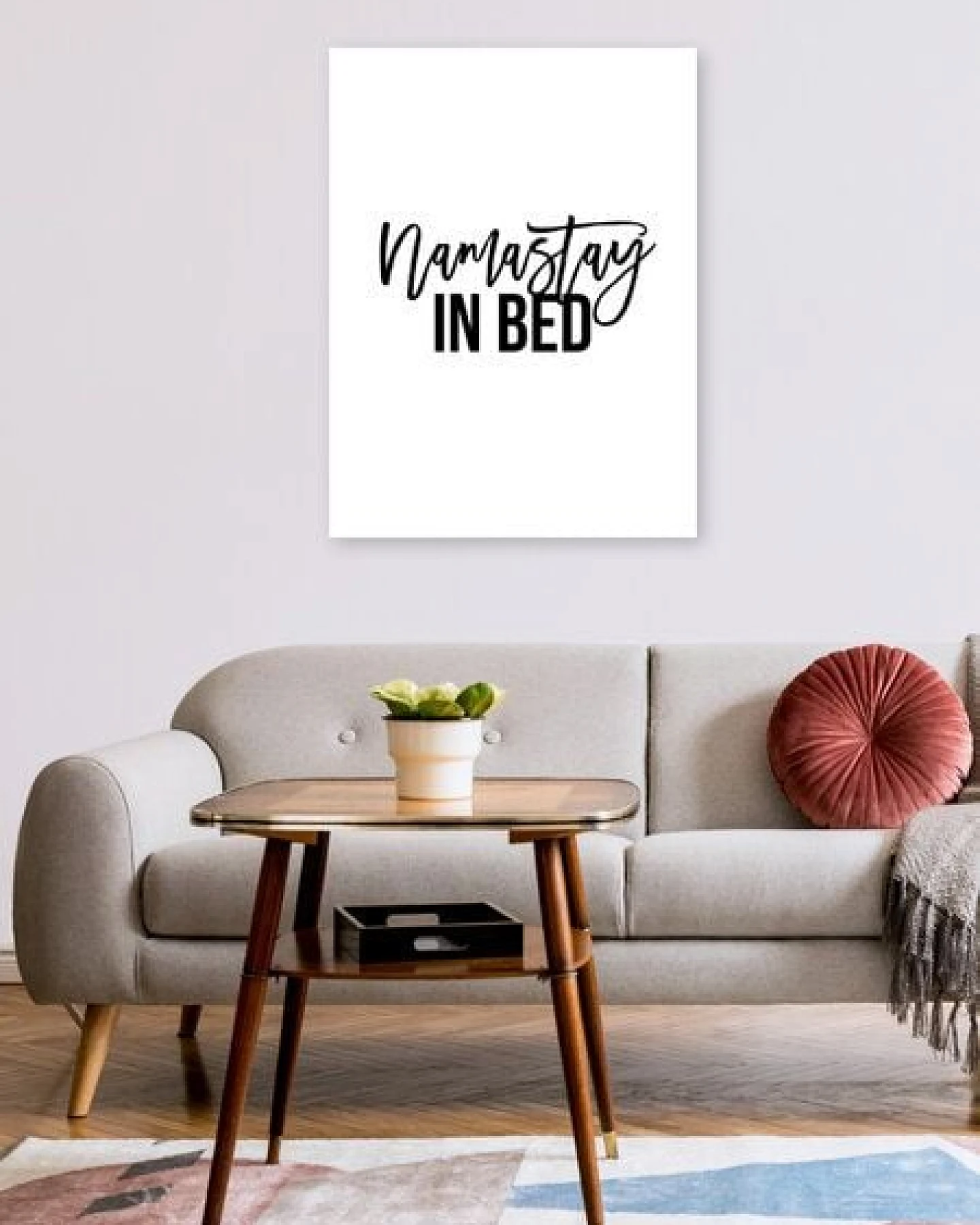Photocircle Poster / Leinwandbild - Namastay in Bed No7 – Ansicht 2