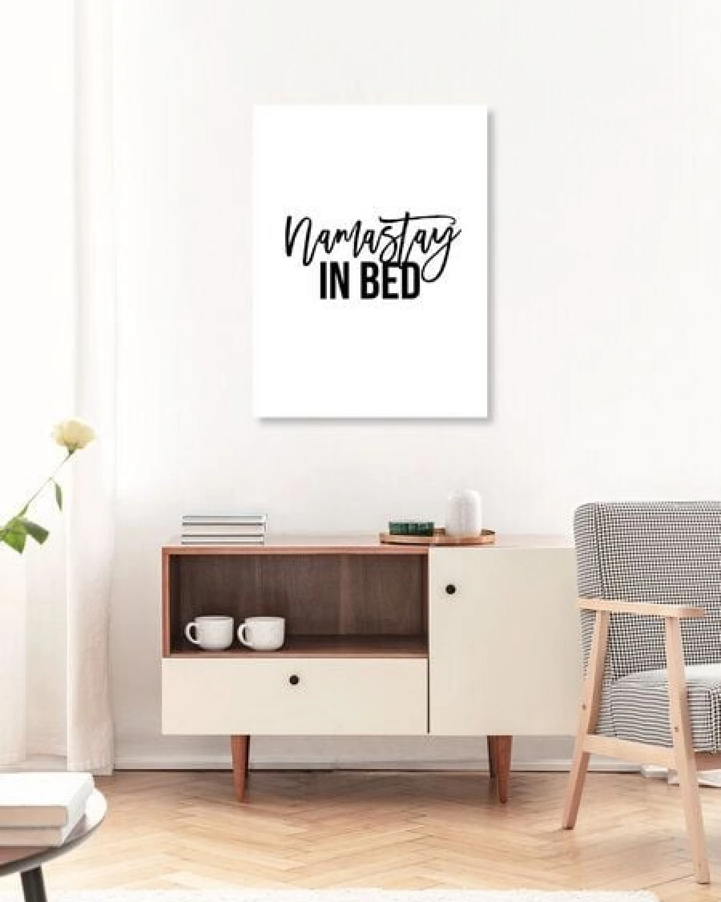 Photocircle Poster / Leinwandbild - Namastay in Bed No7 – Ansicht 3