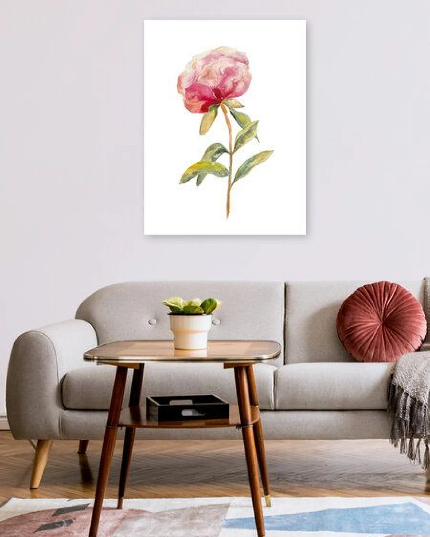 Photocircle Poster / Leinwandbild - Pfingstrose – Ansicht 2