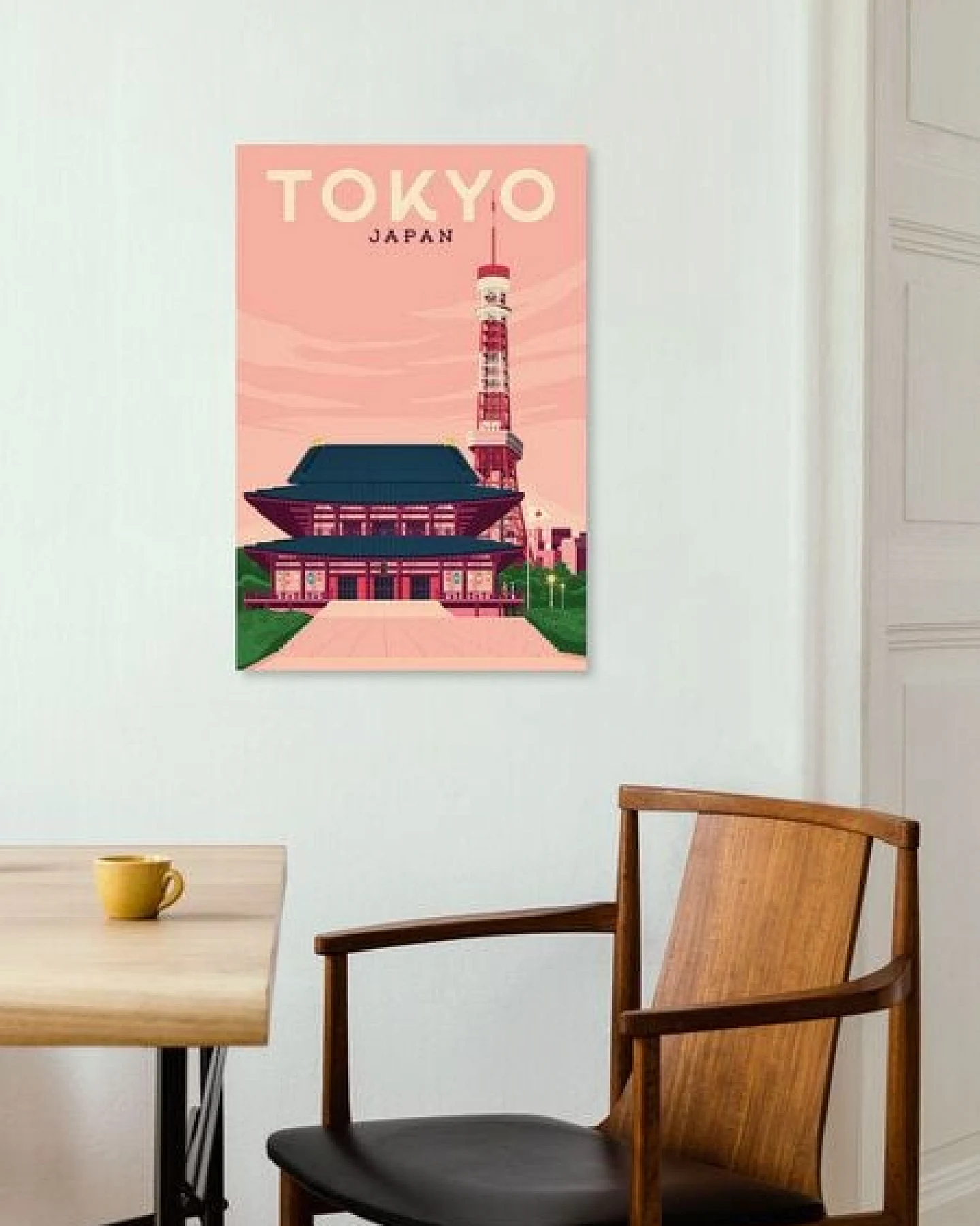 Photocircle Poster / Leinwandbild - Tokyo Vintage Travel Wandbild – Ansicht 4