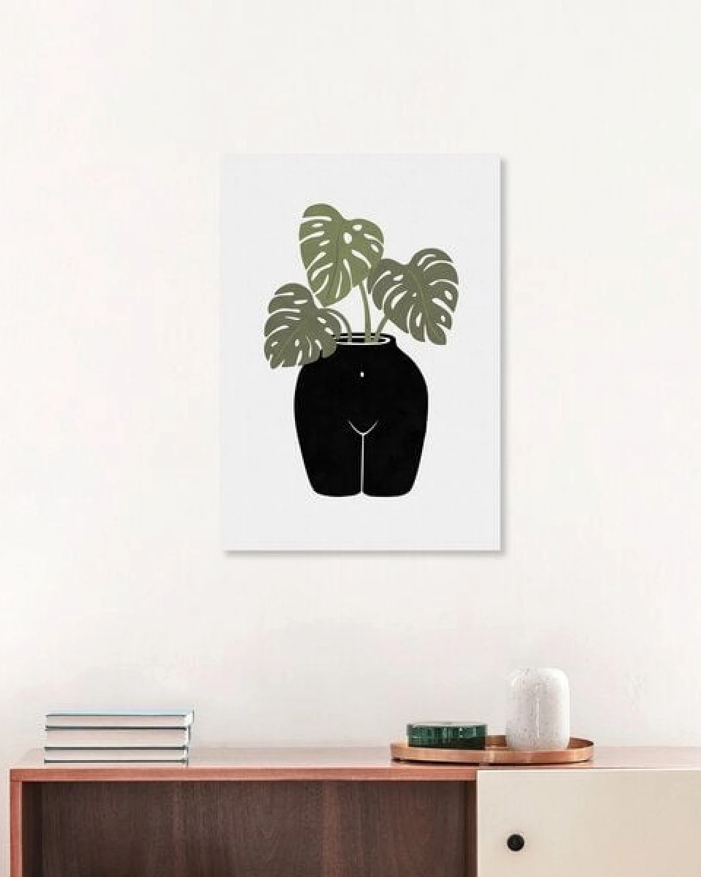 Photocircle Wandbild / Kunstdruck / Poster / Leinwand - Body-tanical Vase – Ansicht 4