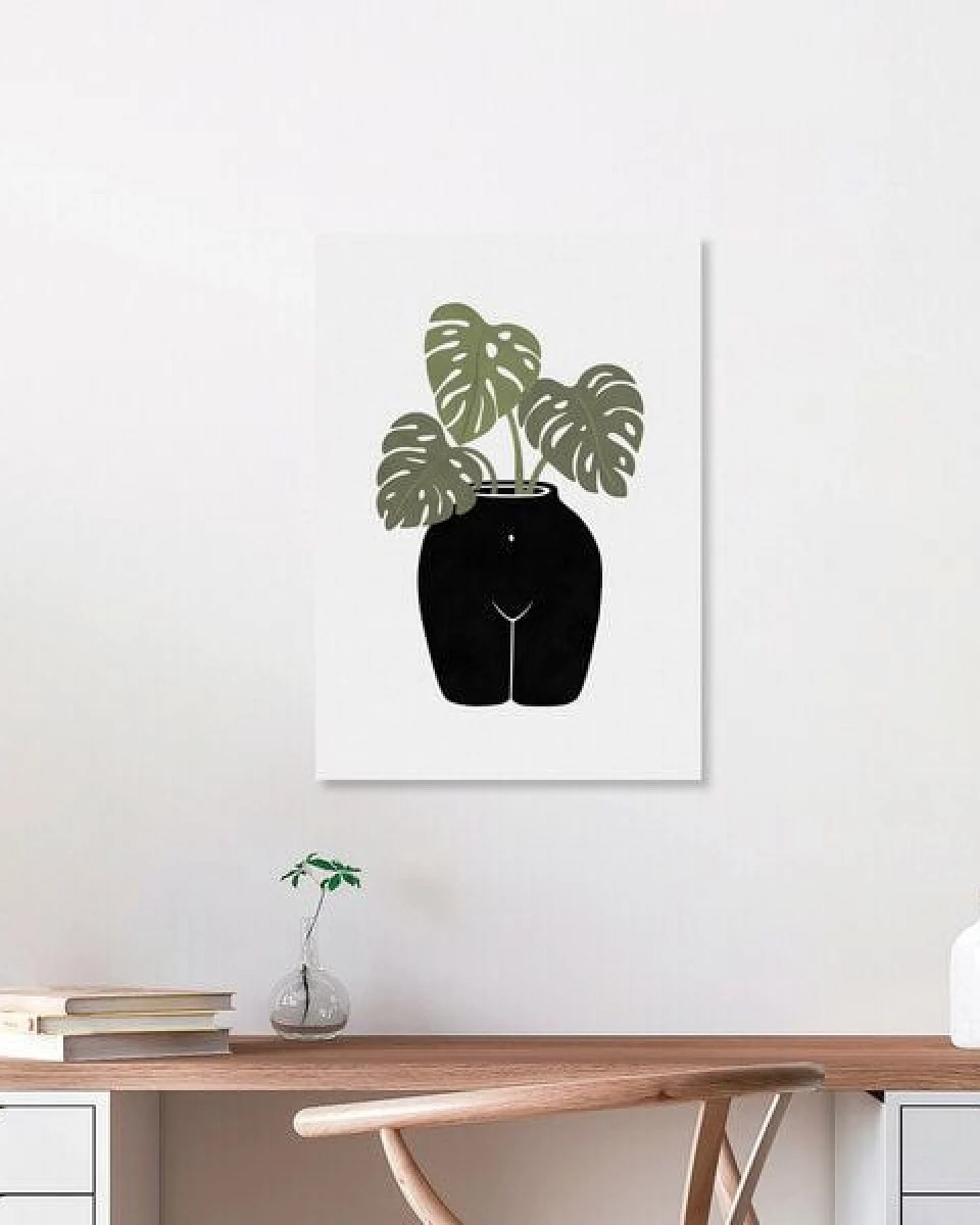 Photocircle Wandbild / Kunstdruck / Poster / Leinwand - Body-tanical Vase – Ansicht 2