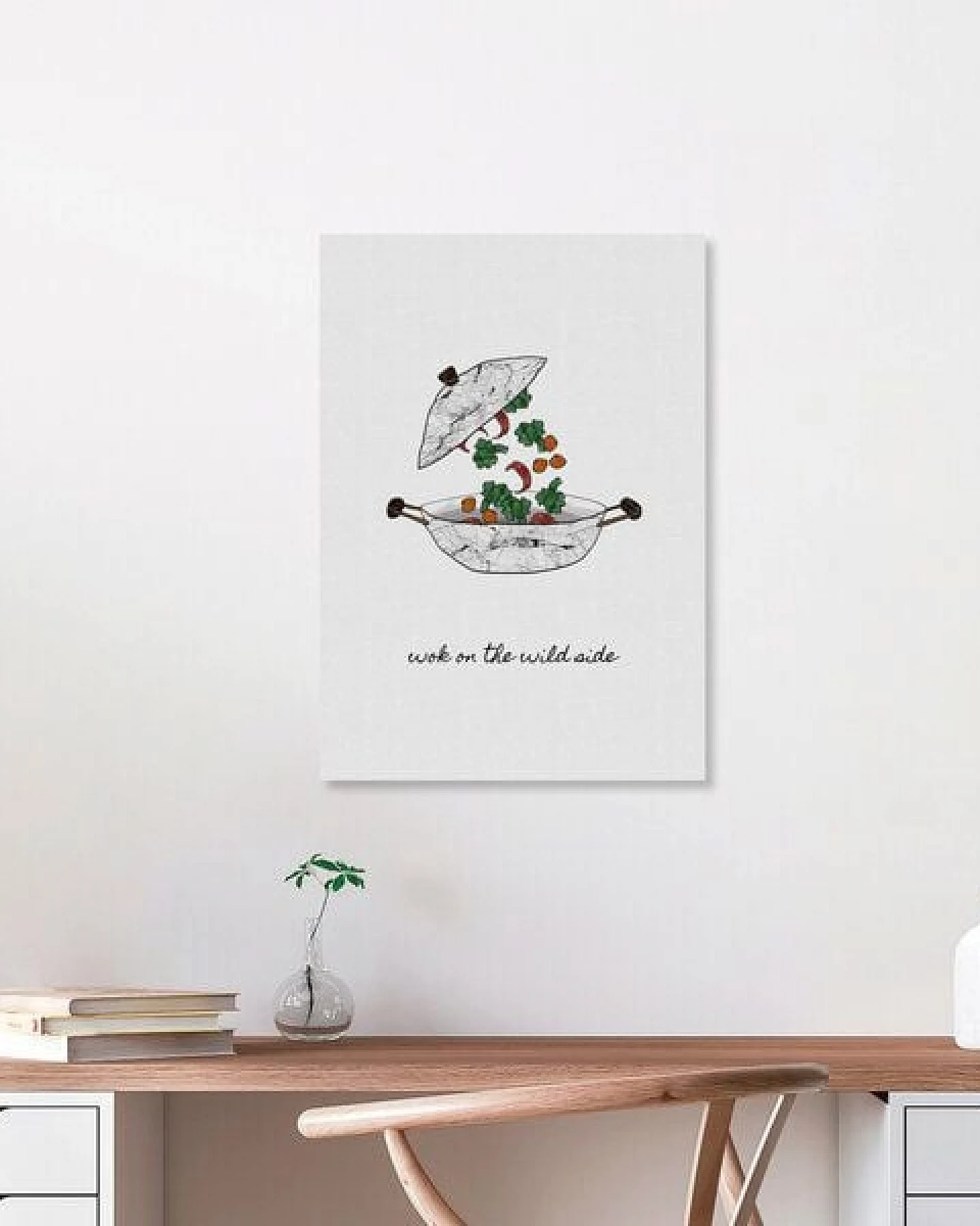 Photocircle Wandbild / Kunstdruck / Poster / Leinwand - Wok On The Wild Side – Ansicht 2