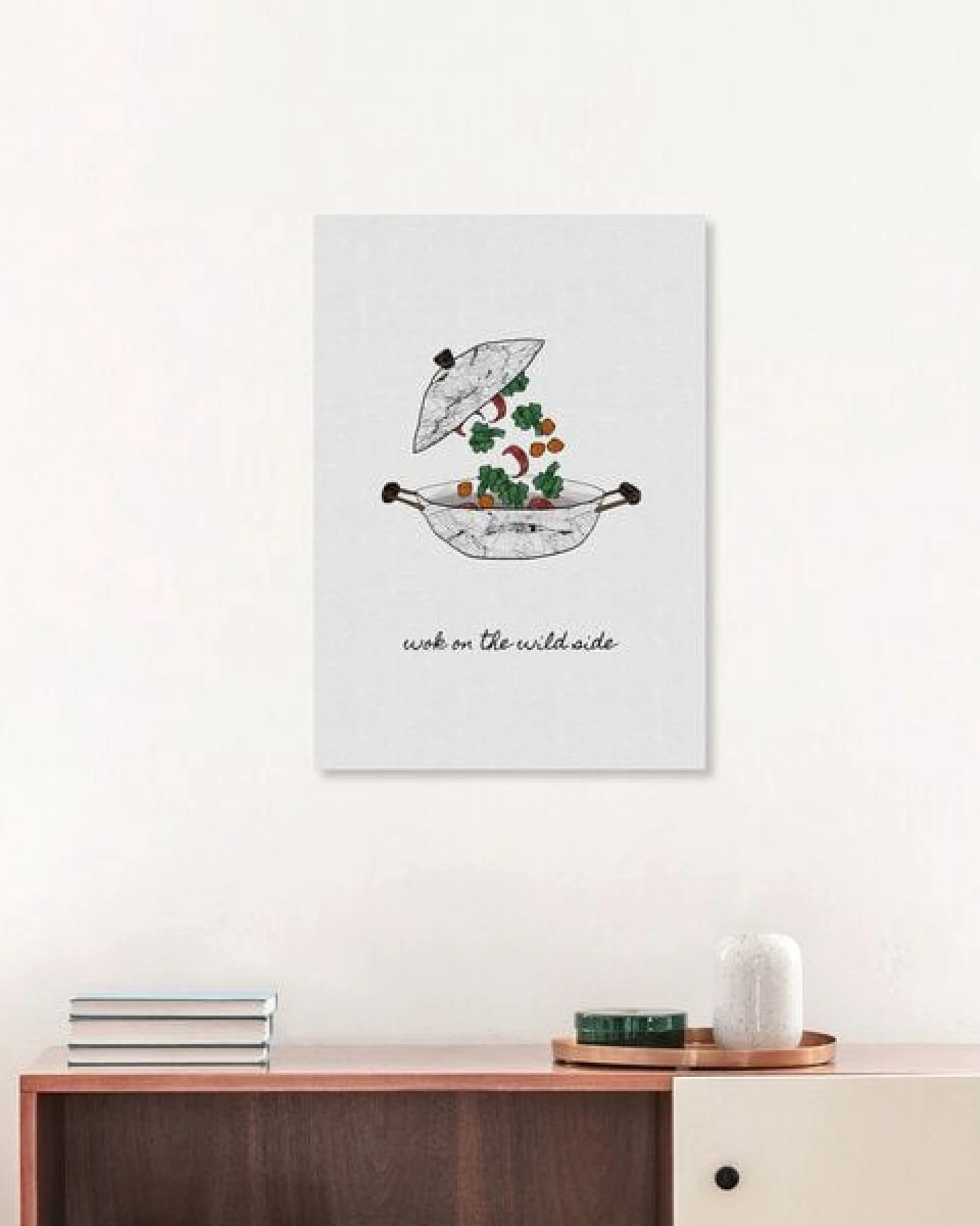Photocircle Wandbild / Kunstdruck / Poster / Leinwand - Wok On The Wild Side – Ansicht 4