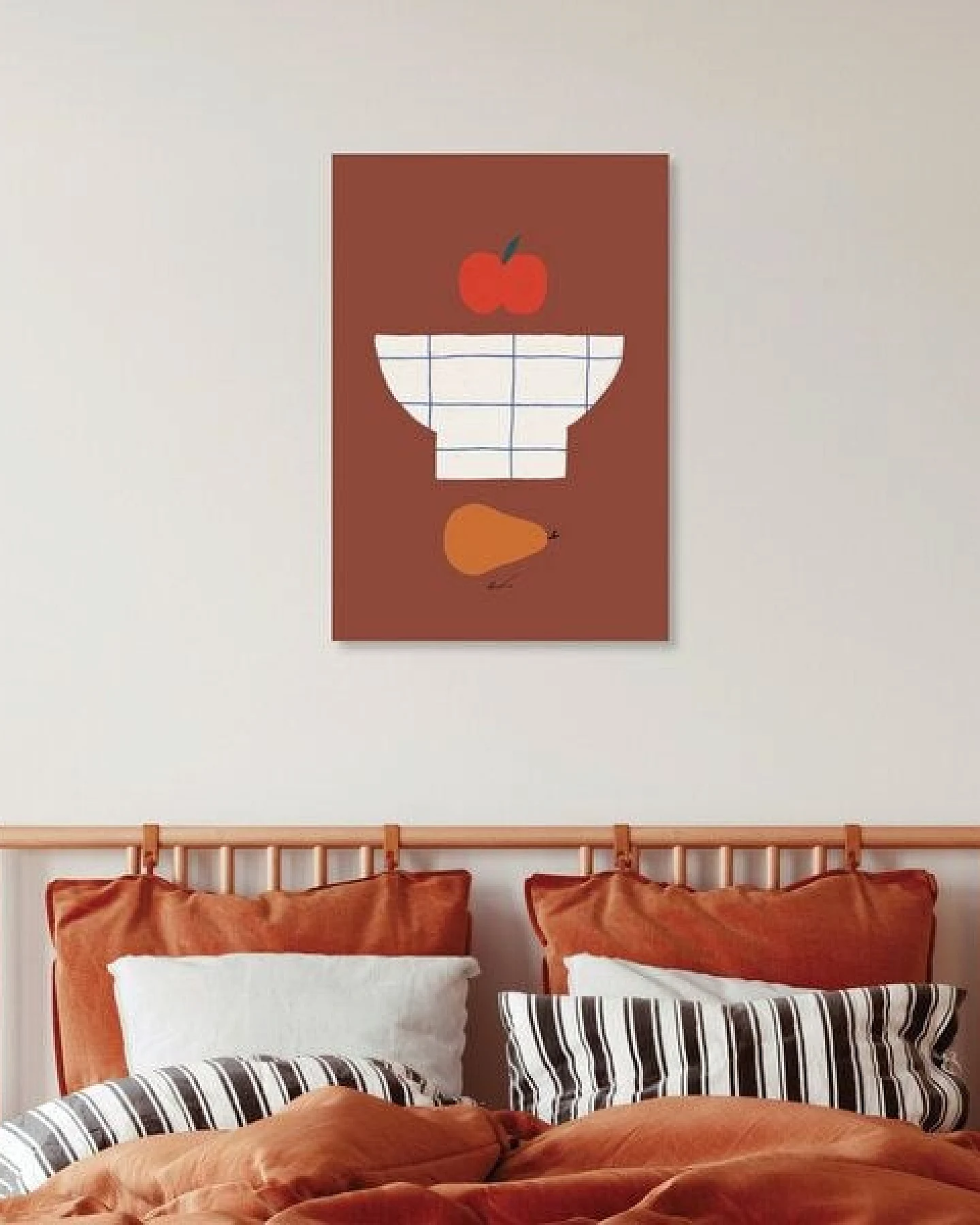 Photocircle Wandbild / Poster / Leinwand - Vase and fruit print – Ansicht 4