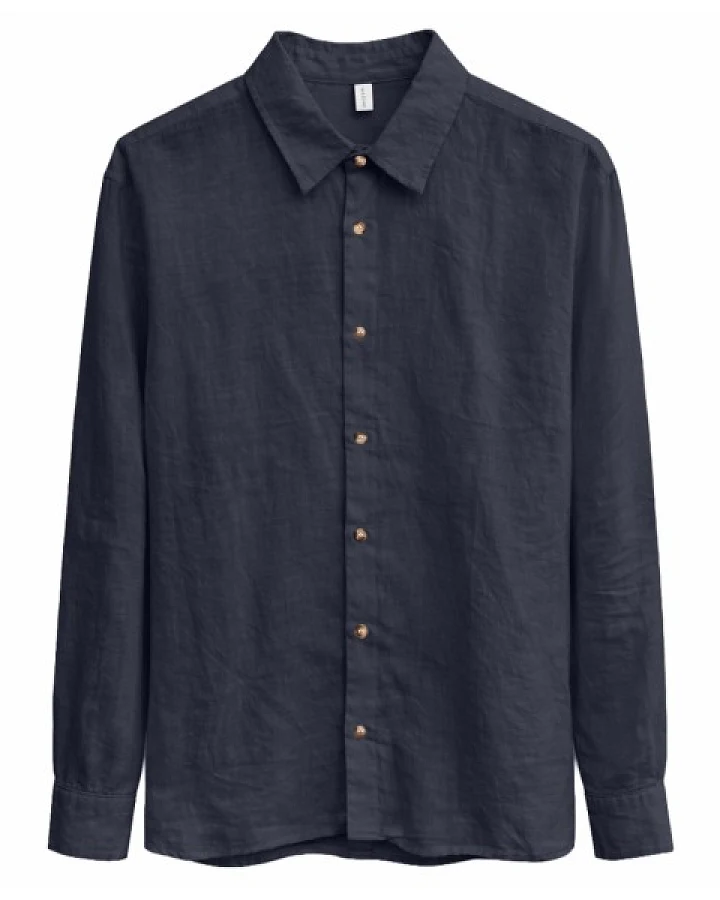 Mazine - Classic Linen Shirt - Hemd Gr XXL blau