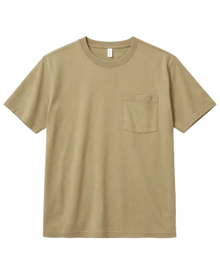 Mazine - Chest Pocket T-Shirt - T-Shirt Gr M beige