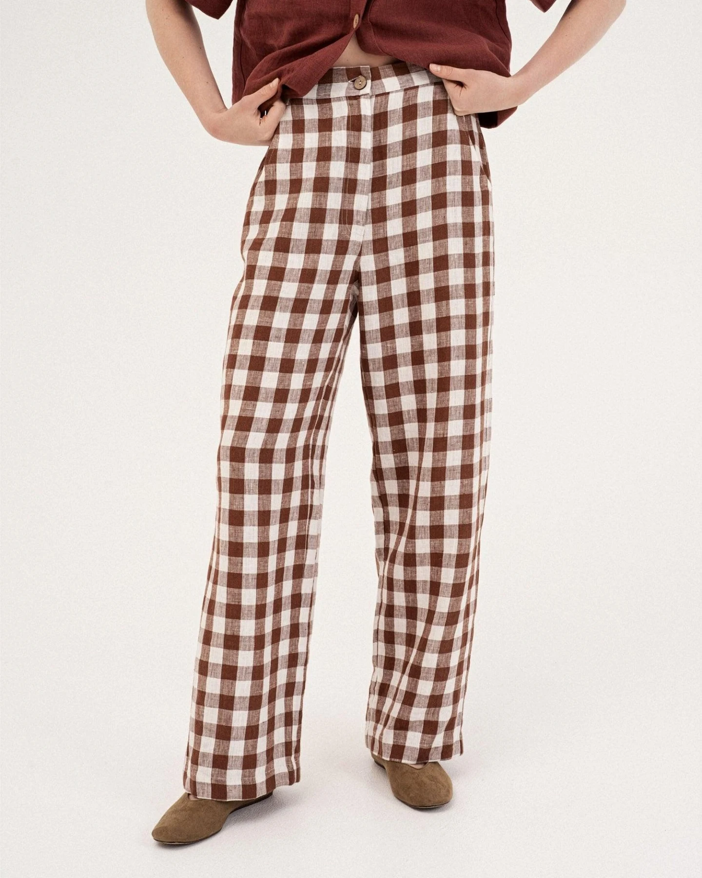 AmourLinen Bügelfaltenhose Barbora – Ansicht 2
