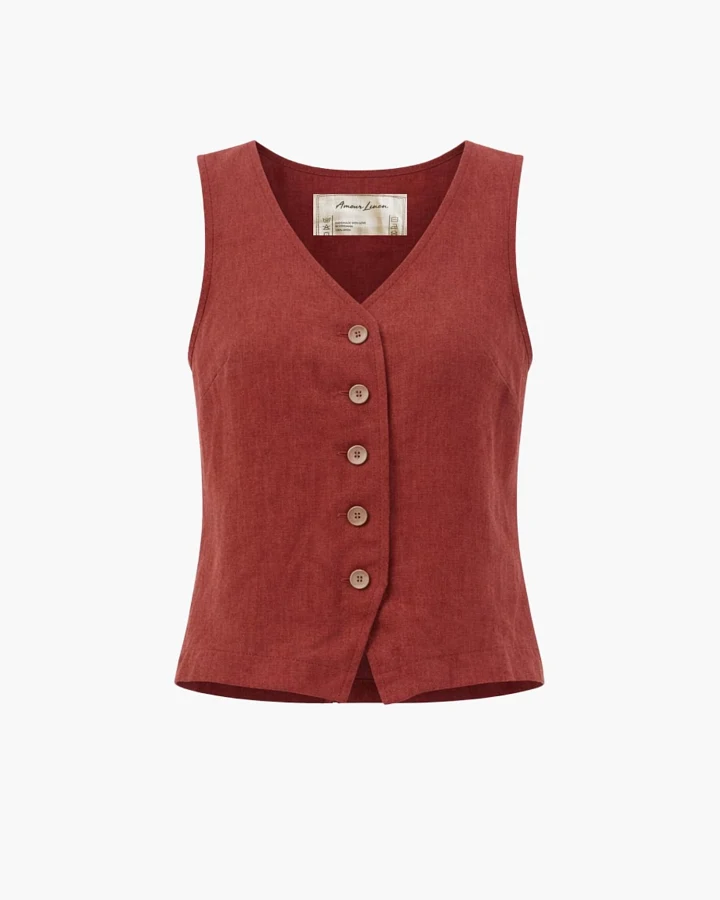 AmourLinen Weste Greta