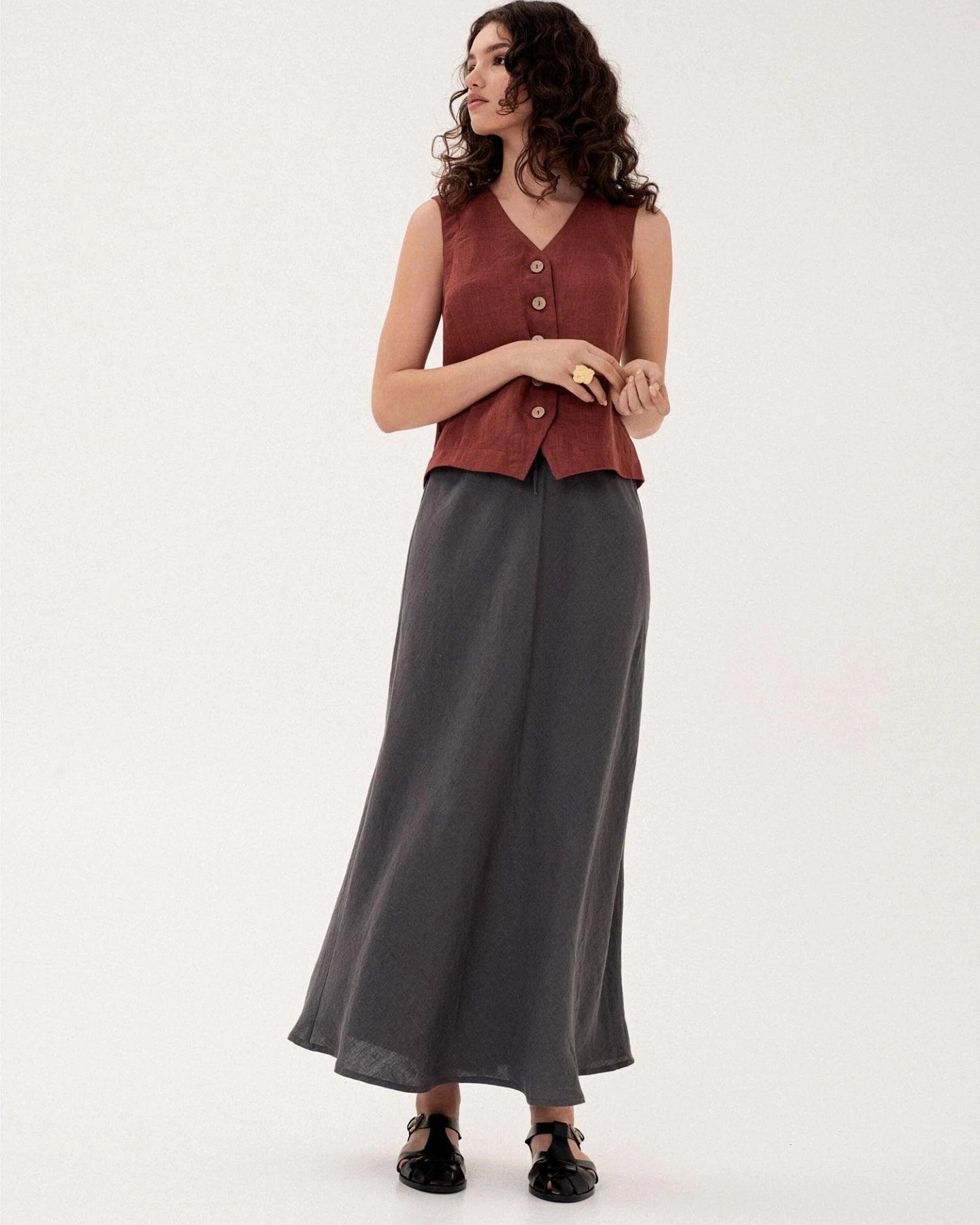 AmourLinen Weste Greta – Ansicht 3
