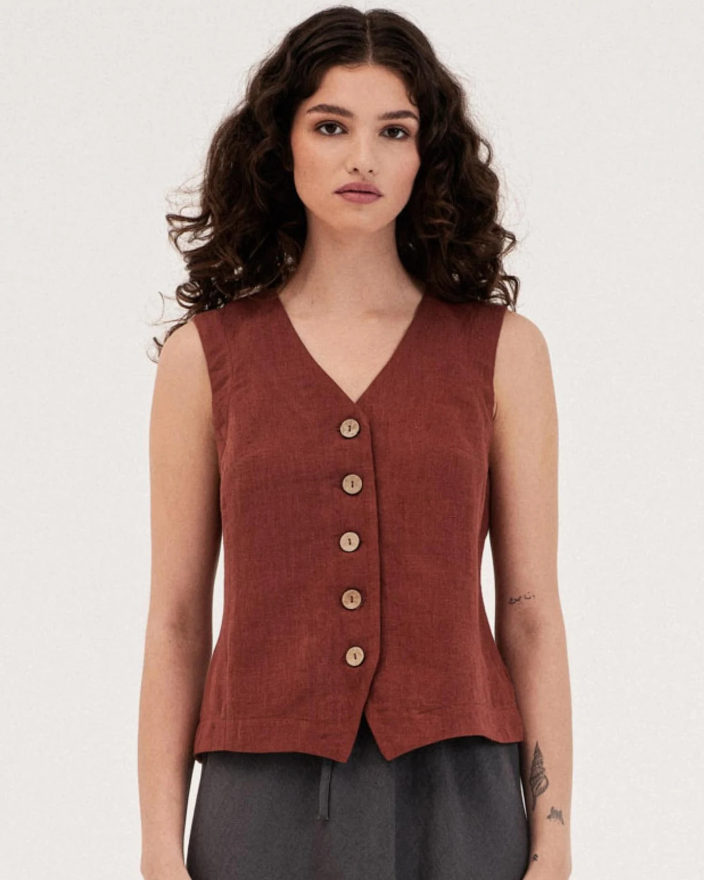 AmourLinen Weste Greta – Ansicht 2