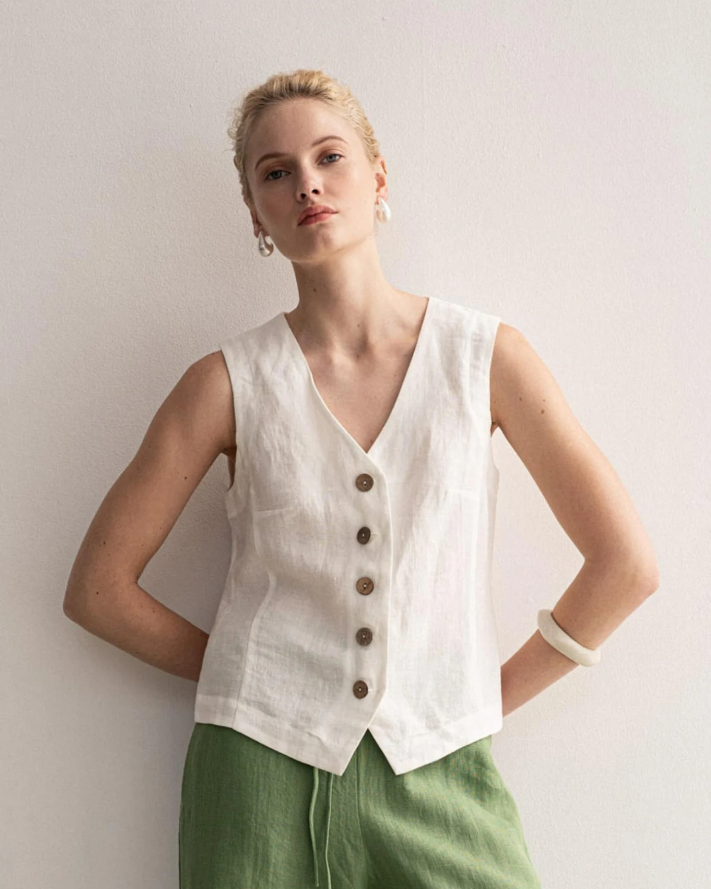 AmourLinen Weste Greta – Ansicht 2